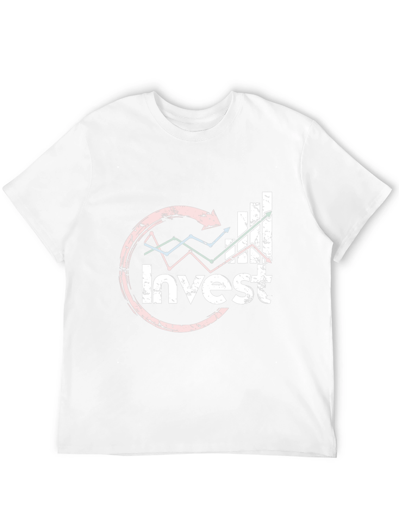 Invest Black Graphic Tee