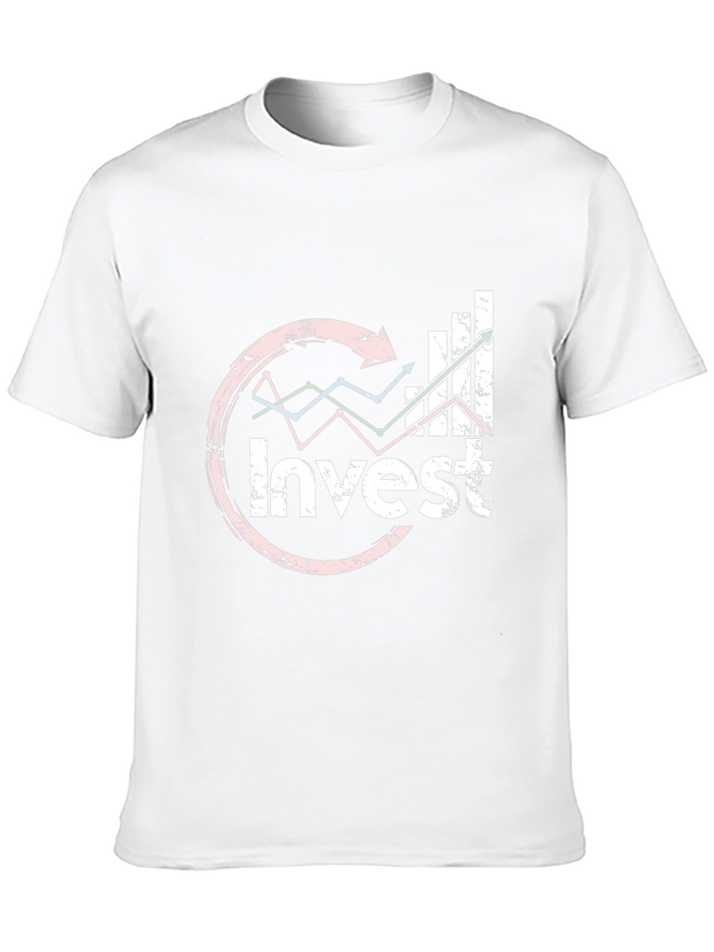 Invest Black Graphic Tee