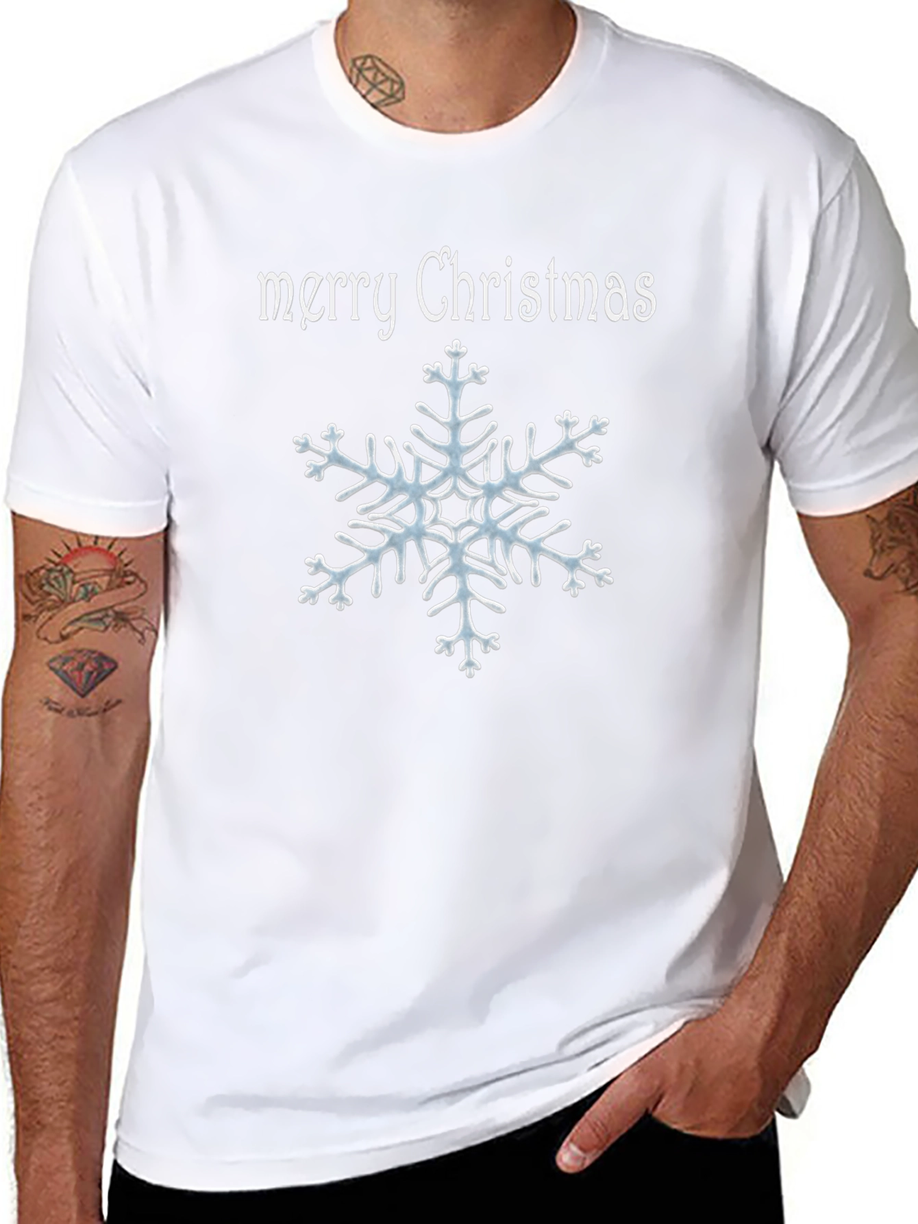 Merry Christmas Snowflake T-Shirt