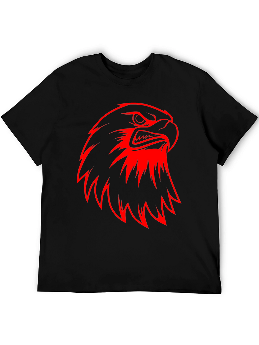 Bold Eagle Graphic Black T-Shirt