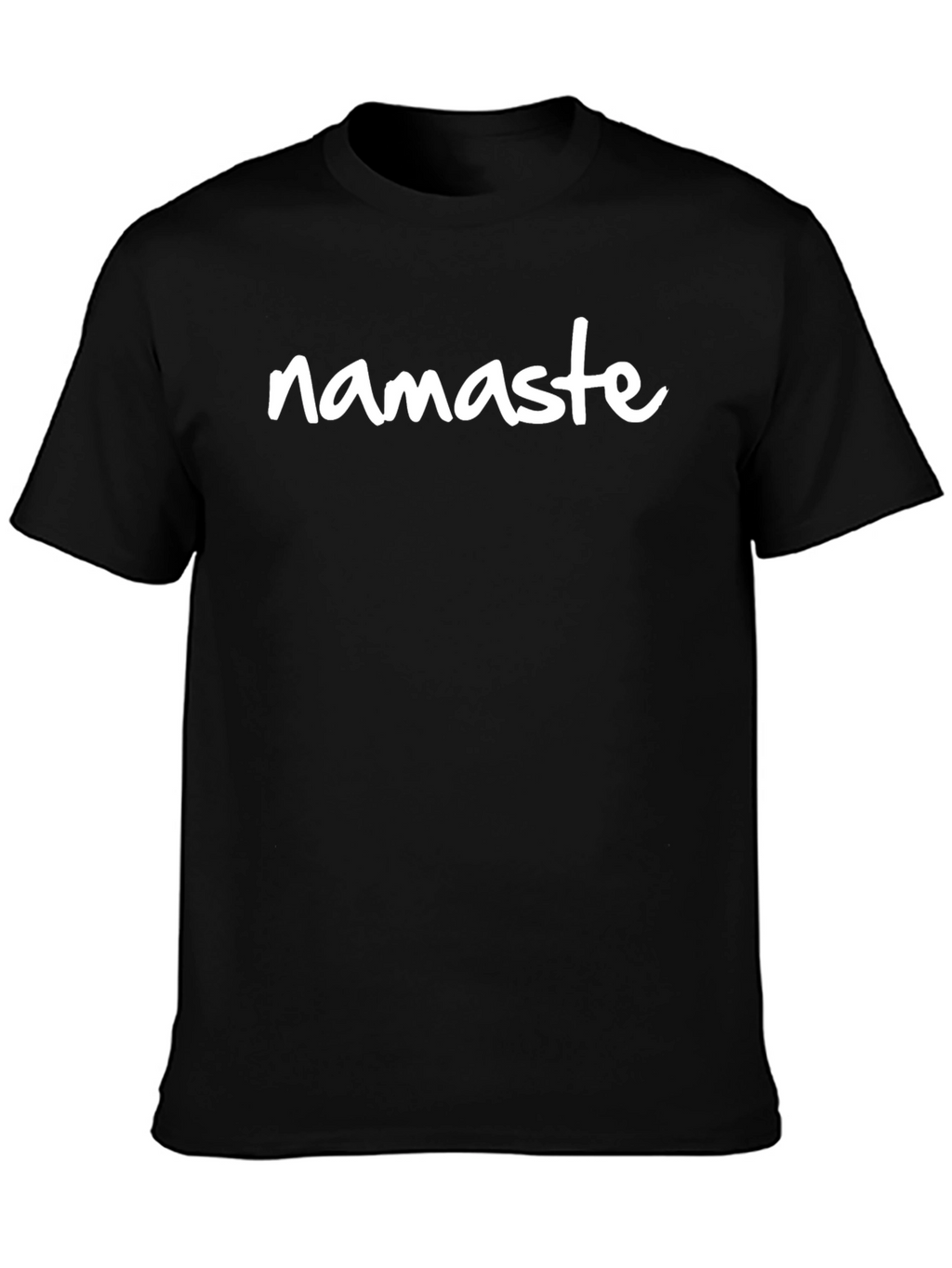 Namaste Graphic Tee - Black Casual T-Shirt