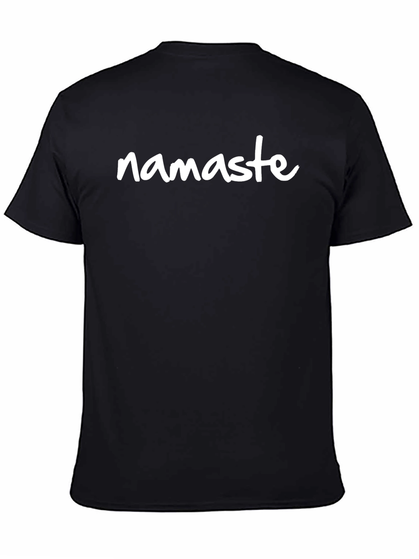 Namaste Graphic Tee - Black Casual T-Shirt