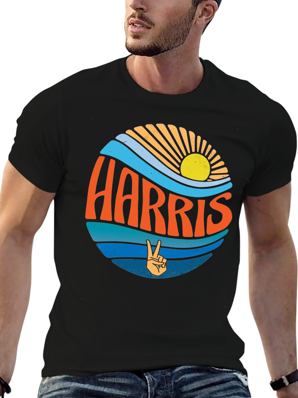 Harris Retro Style T-Shirt