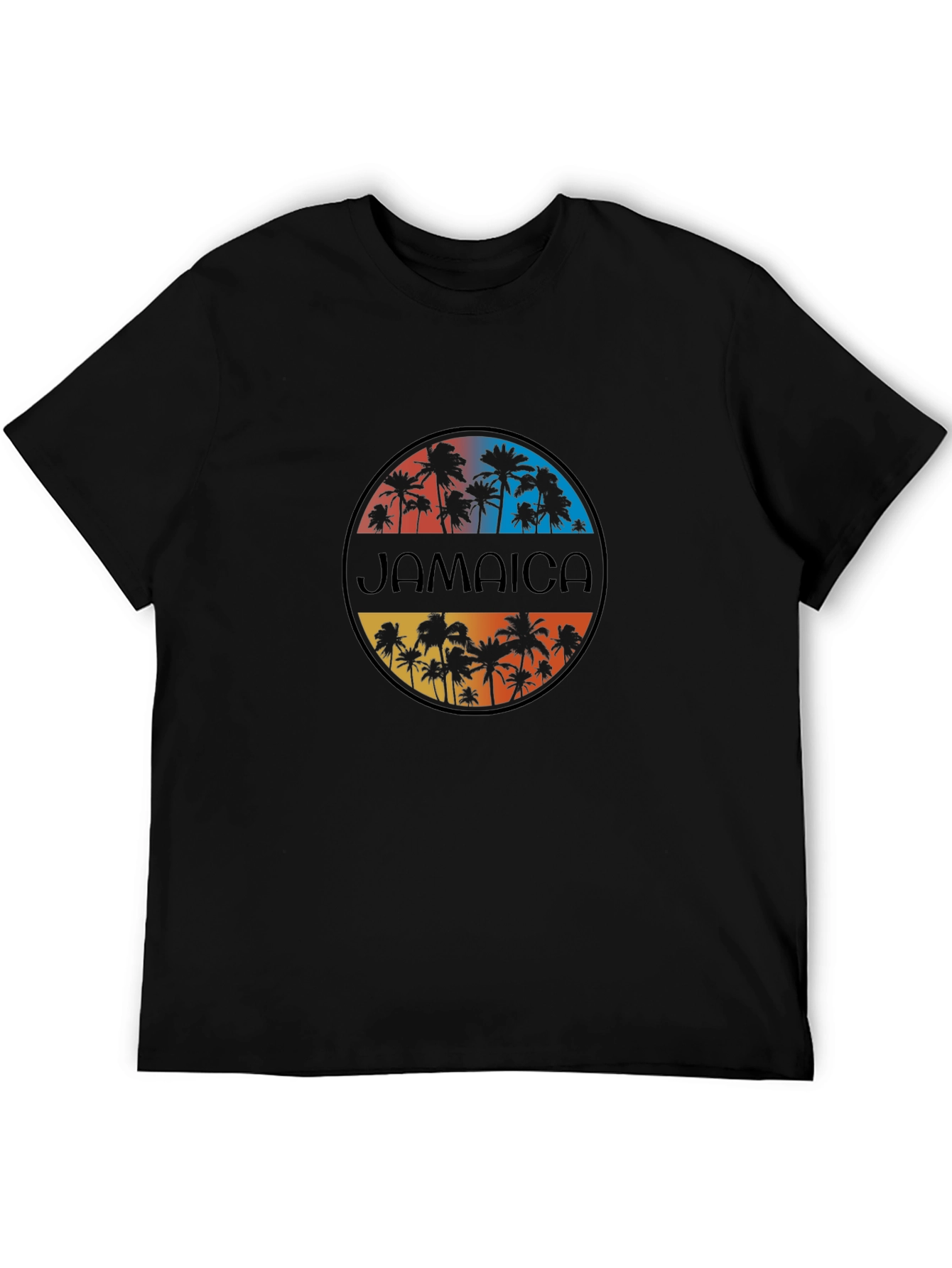 Jamaica Palm Tree T-Shirt - Island Vibes