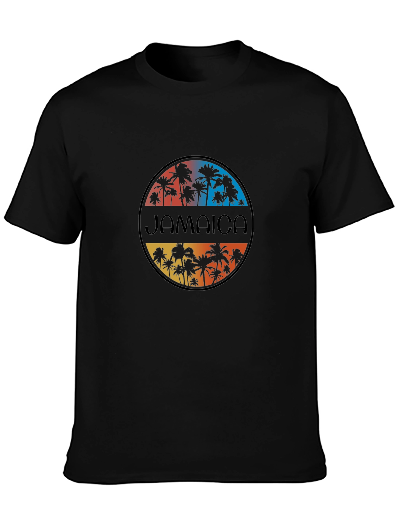Jamaica Palm Tree T-Shirt - Island Vibes