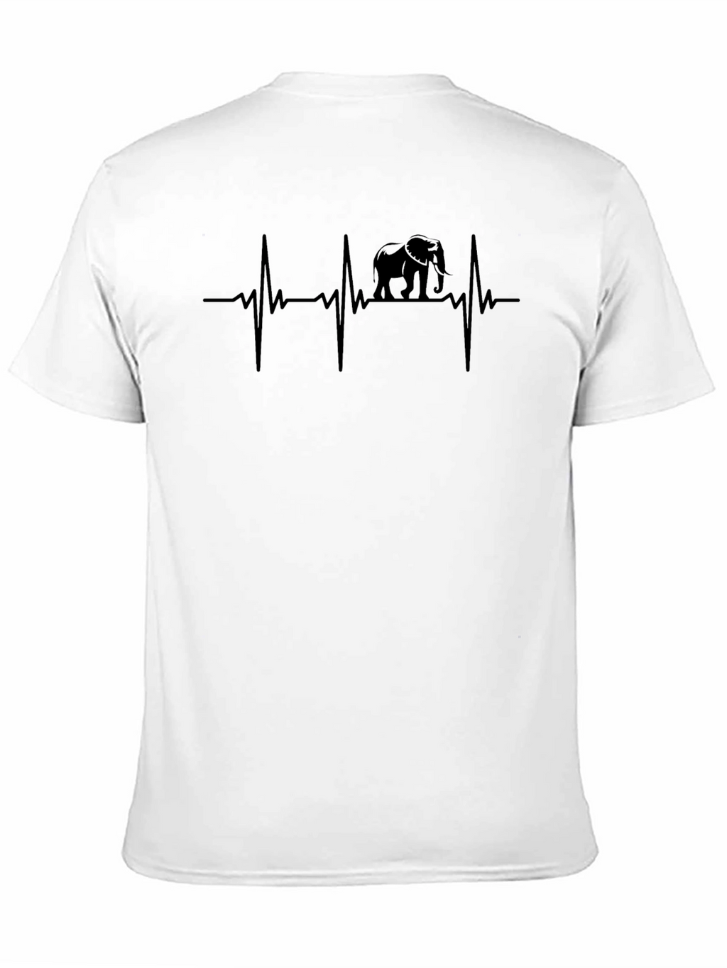 Elephant Heartbeat T-Shirt - Animal Lover Tee