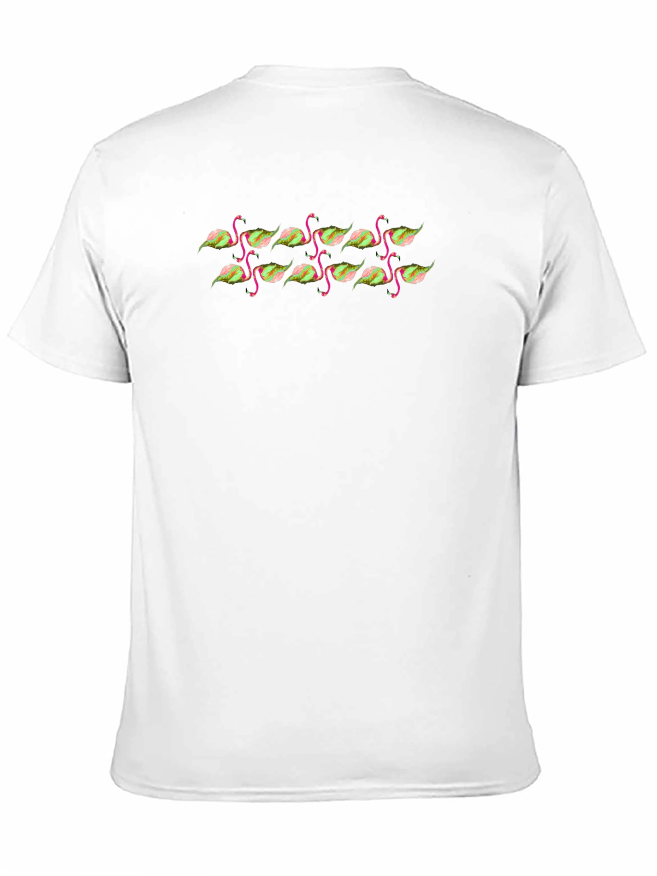 Black Flamingo Leaf Graphic Tee