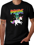 Pride Alien Unicorn Graphic Tee