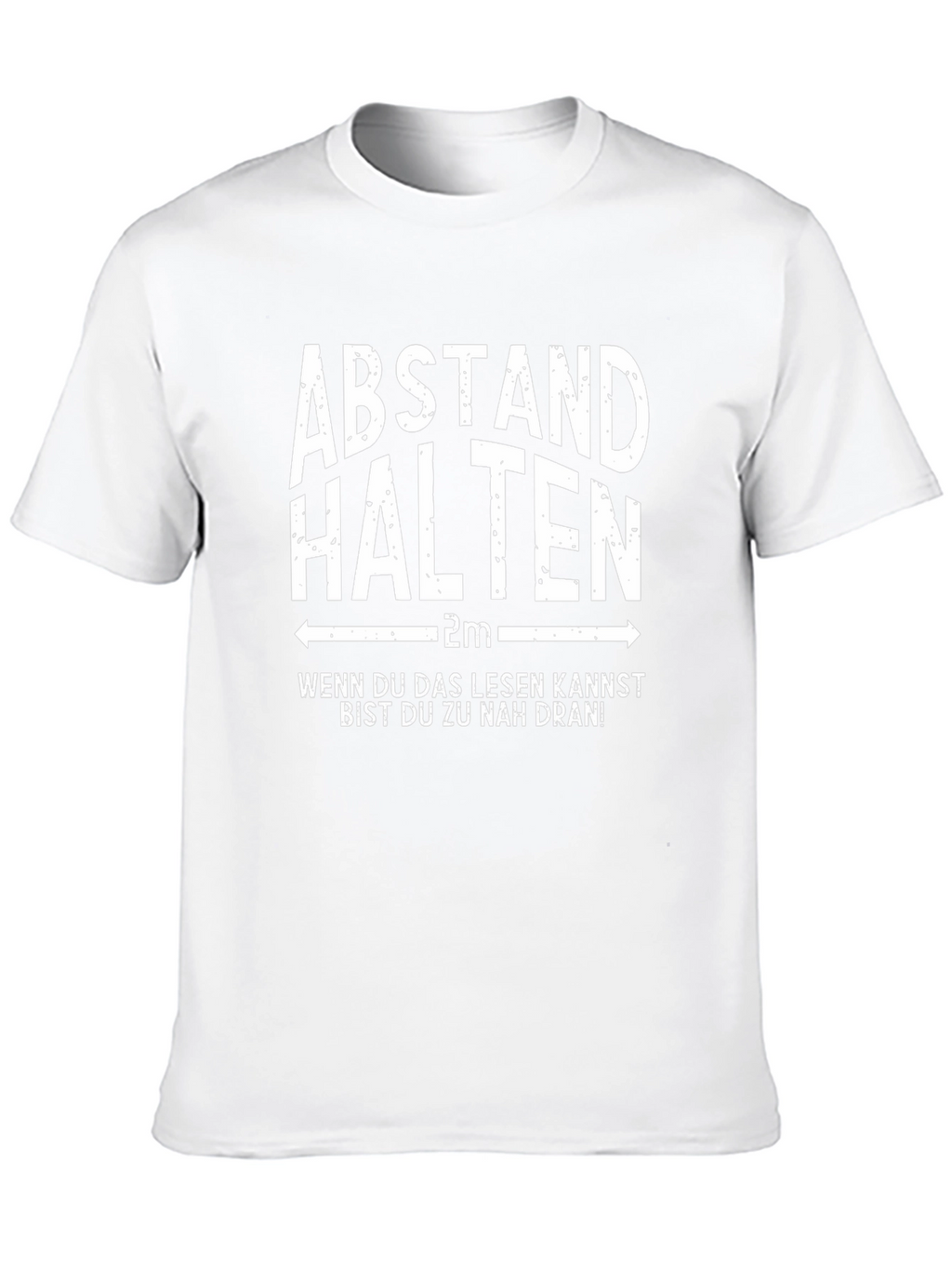 Abstand Halten T-Shirt: Social Distance Humor