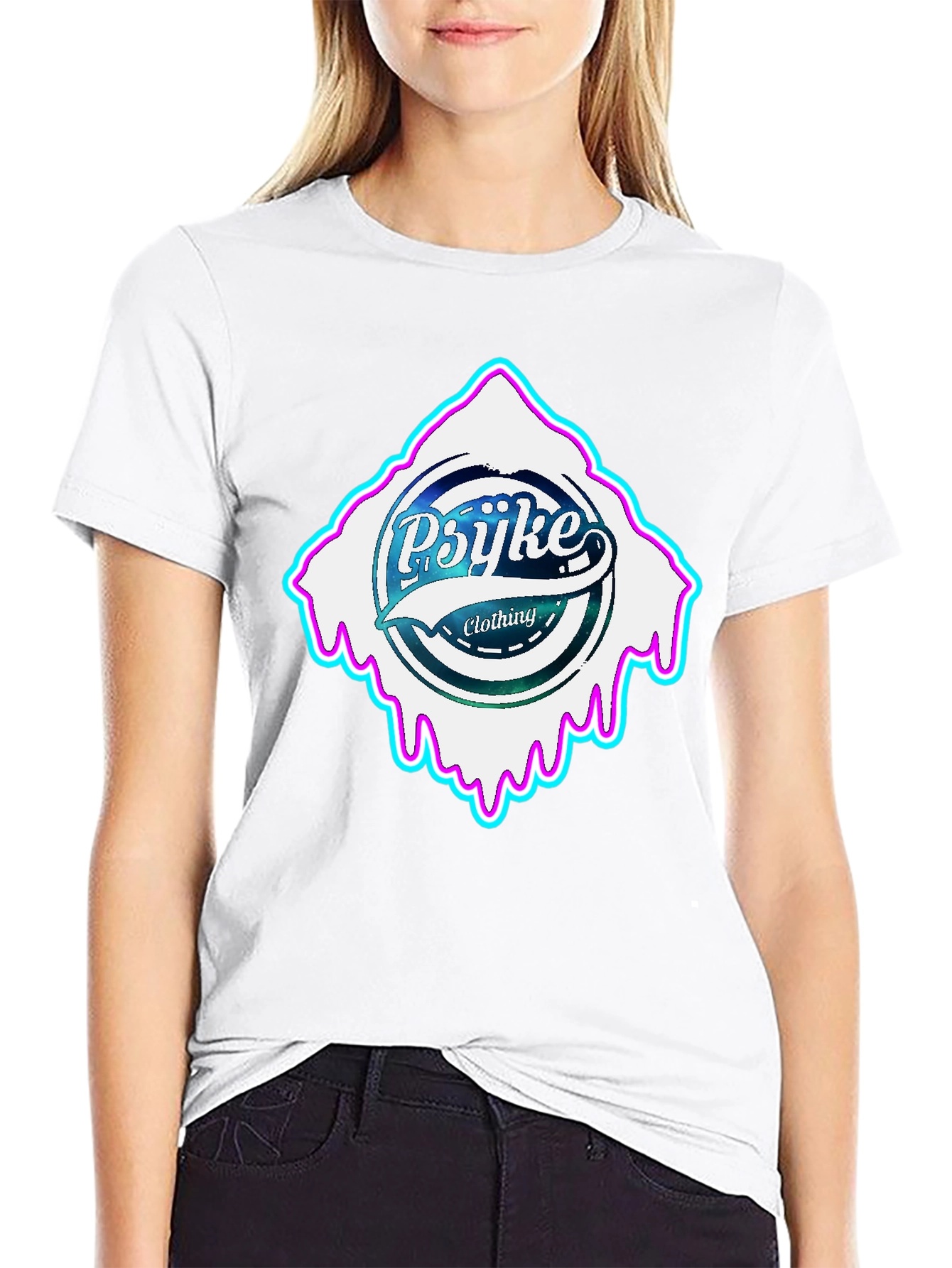 Psijke Clothing Black T-Shirt - Urban Style