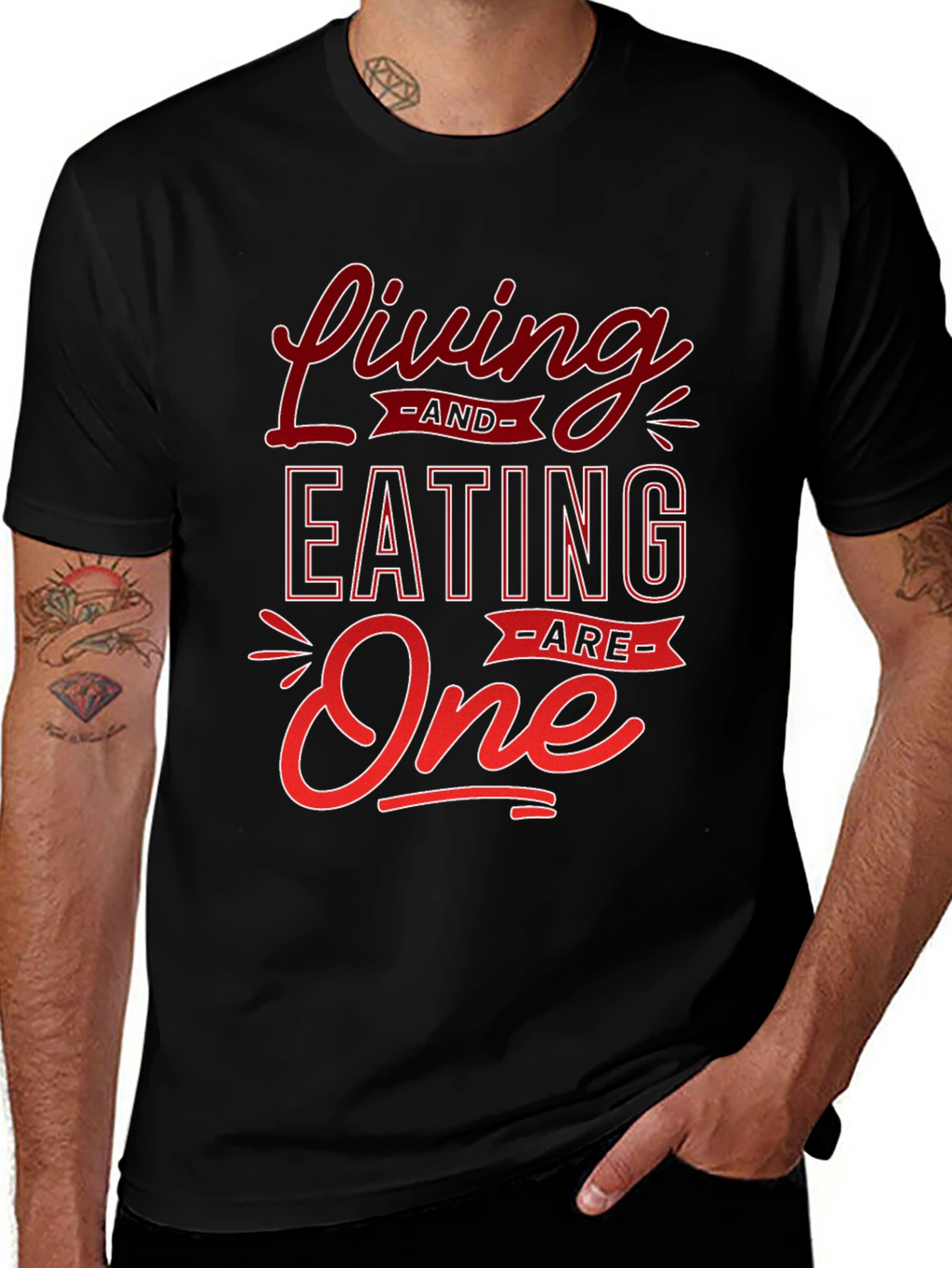 Living & Eating Are One Graphic Tee