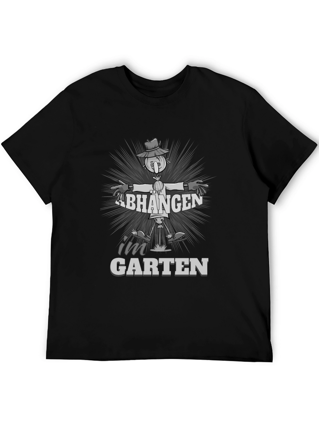 Fun Abhangen im Garten Scarecrow Graphic Tee