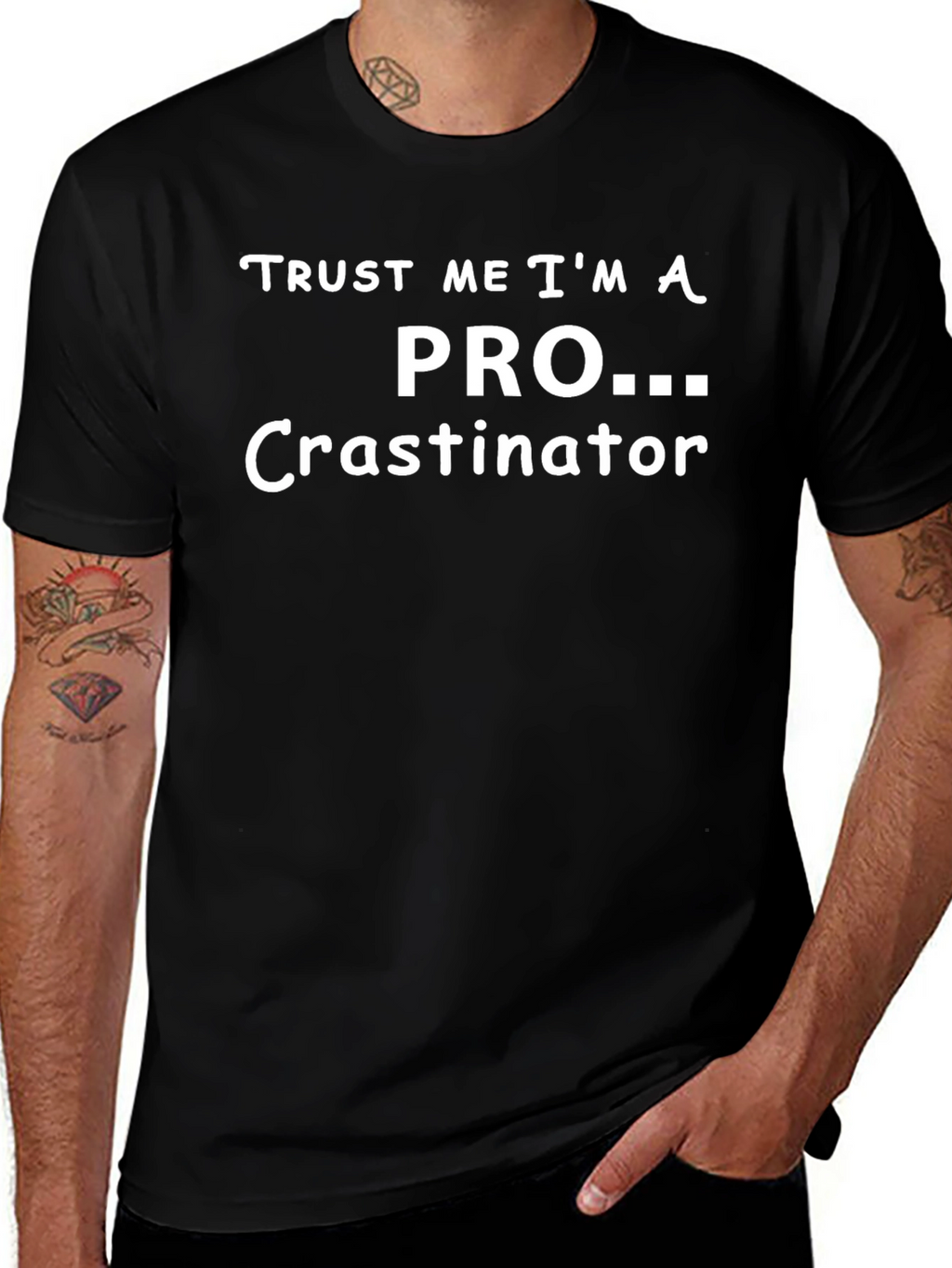 Procrastinator Graphic Tee - Funny Slogan T-Shirt