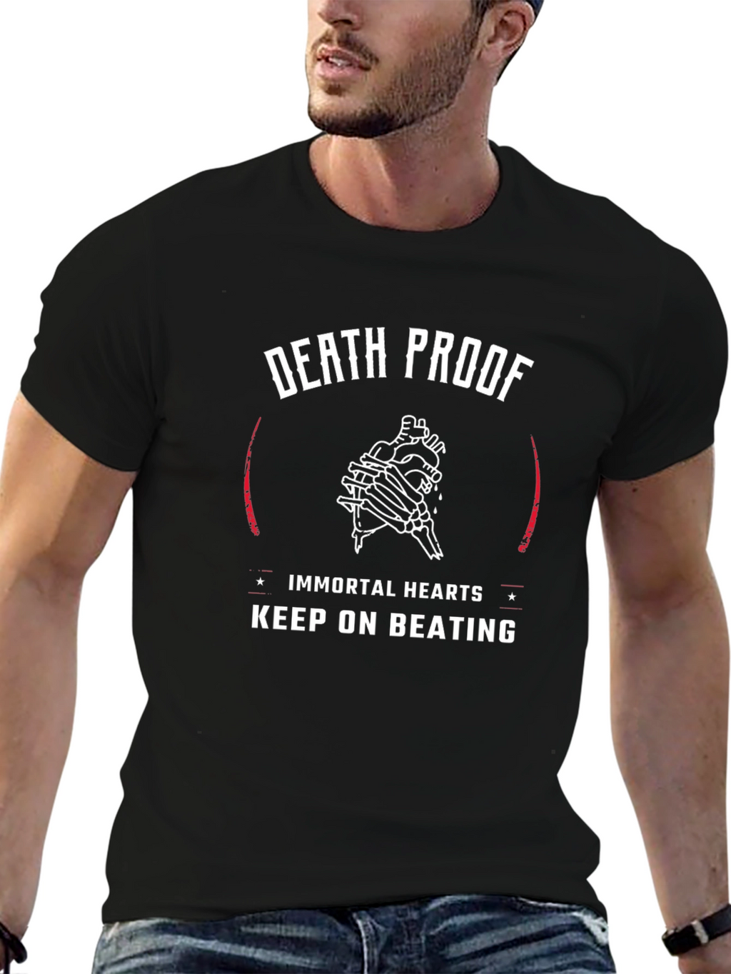 Death Proof Immortal Hearts Graphic Tee