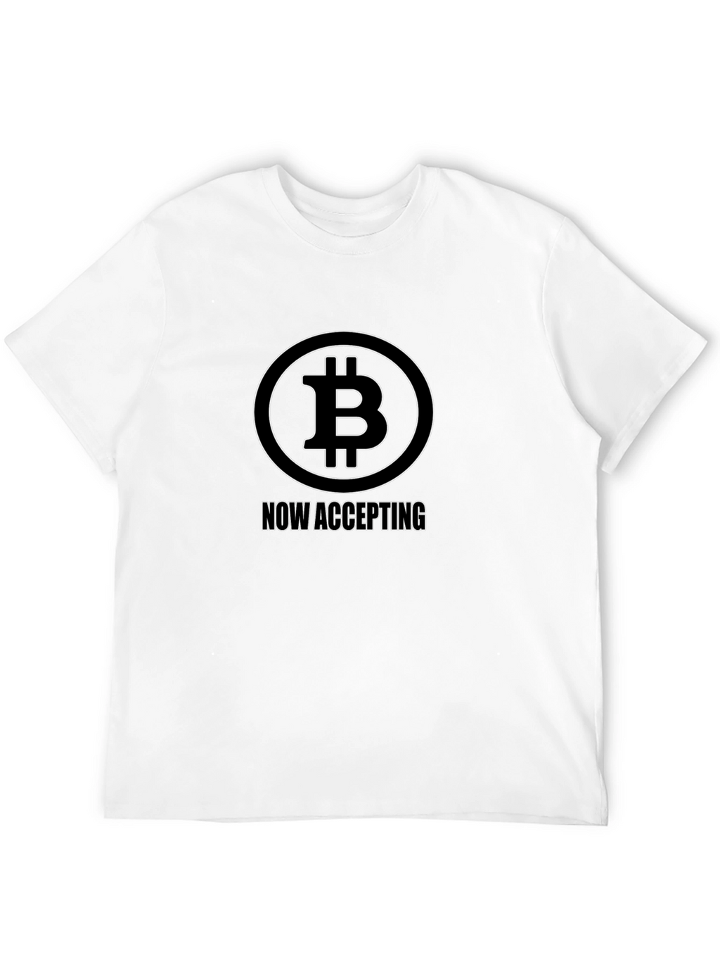 Bitcoin Accepted Here T-Shirt Crypto Fan