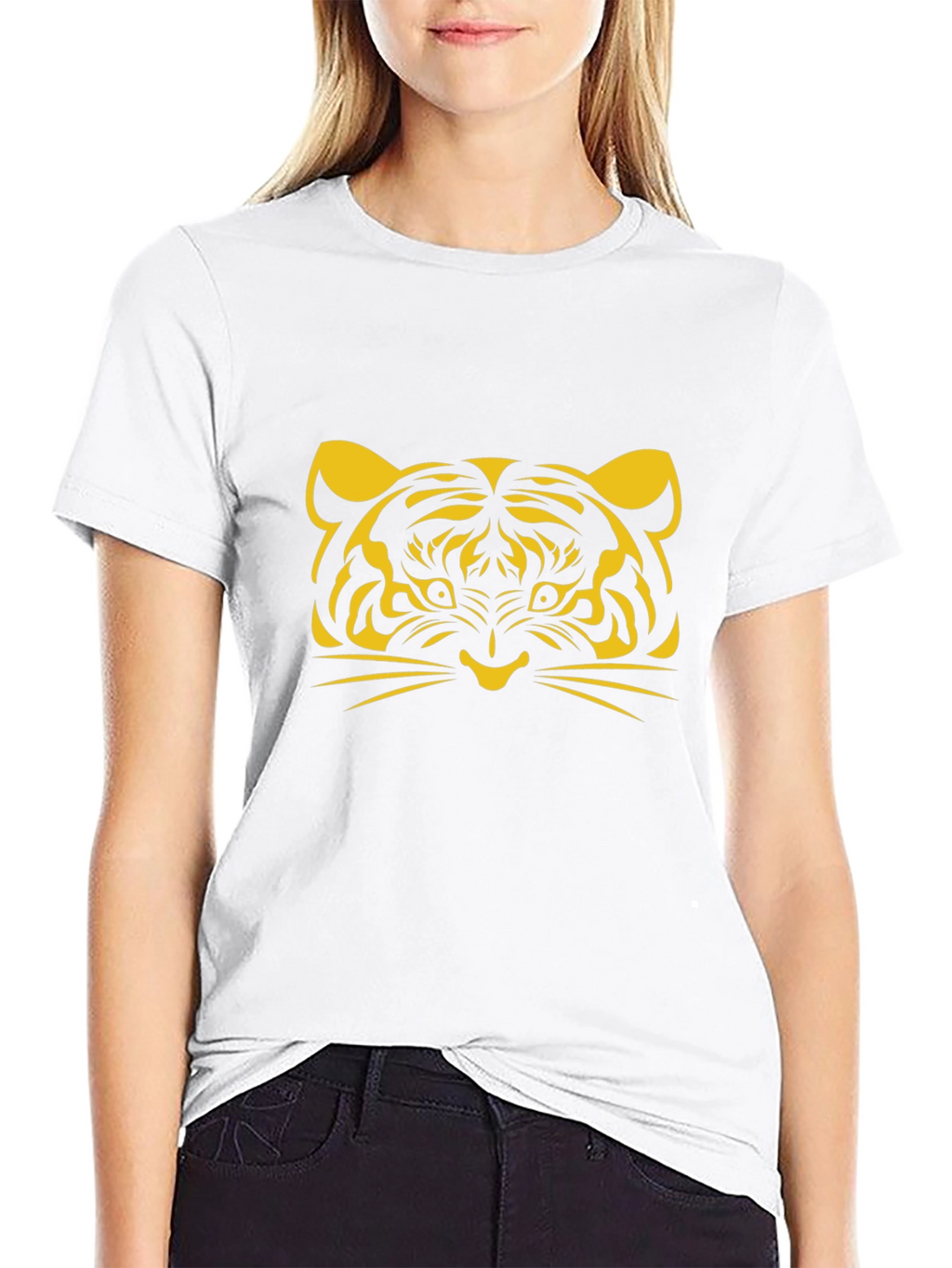 Tiger Graphic Tee - Bold Black T-Shirt