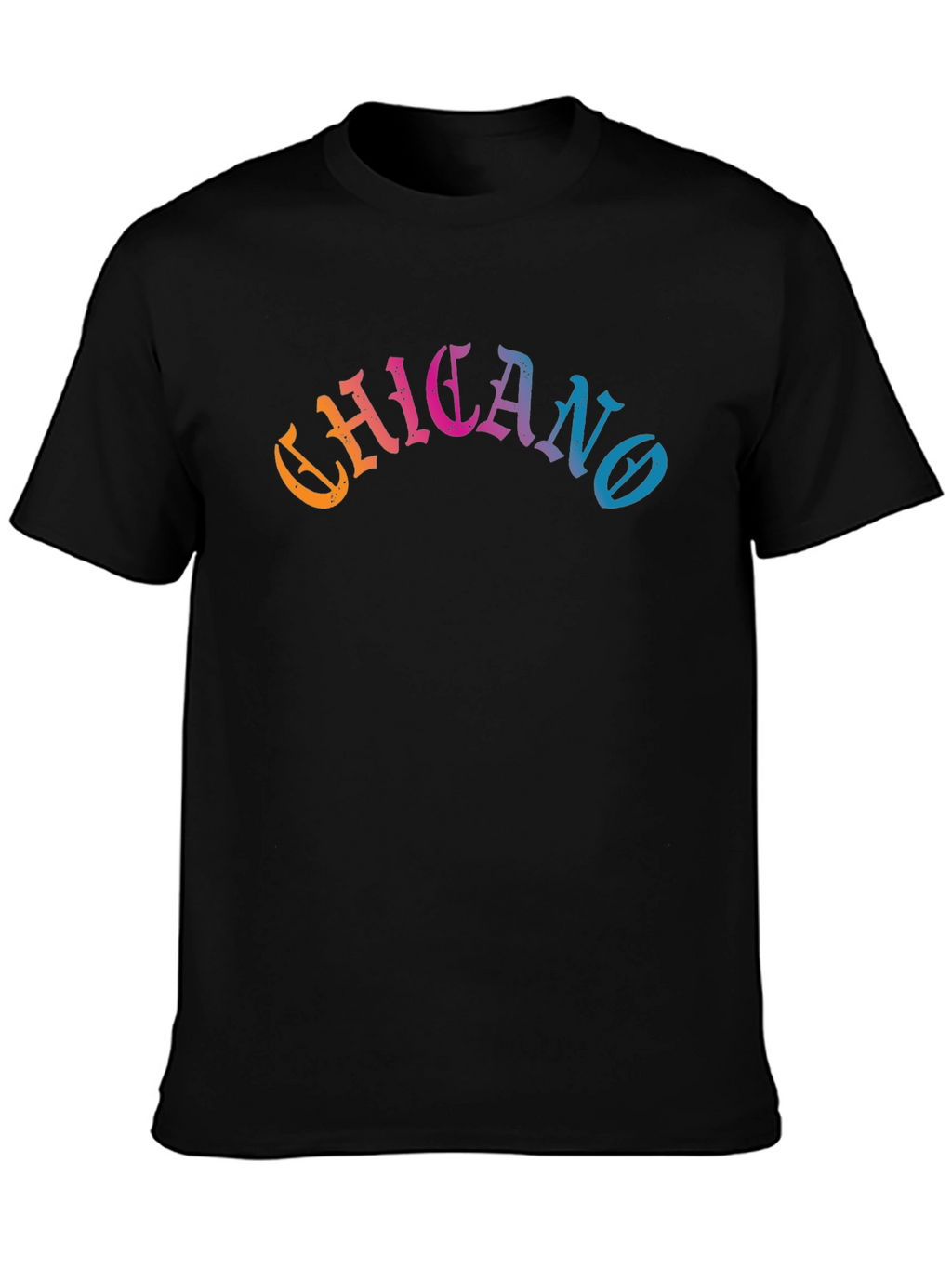 Chicano Graphic Tee - Black Cotton Blend T-Shirt