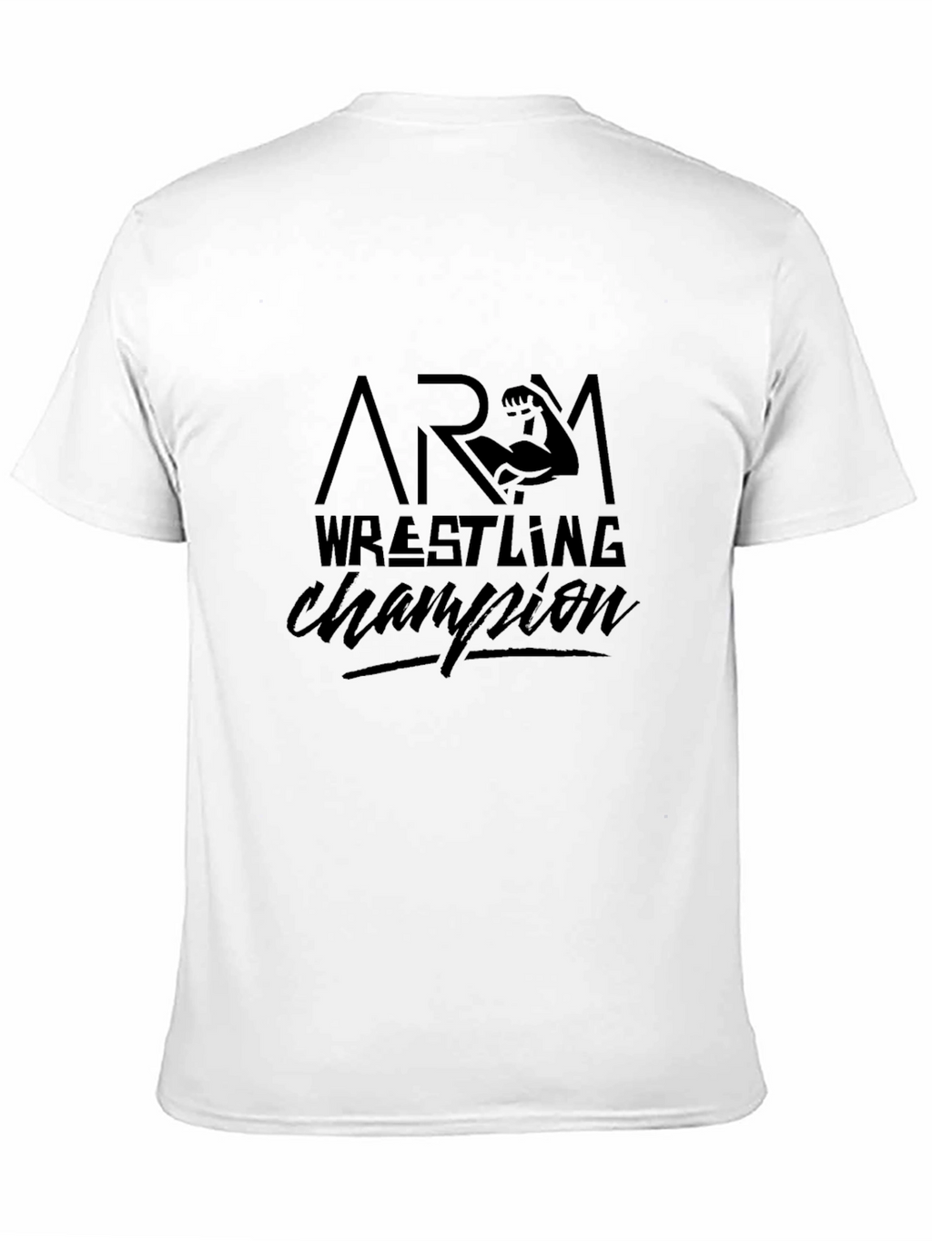 Arm Wrestling Champion Black T-Shirt