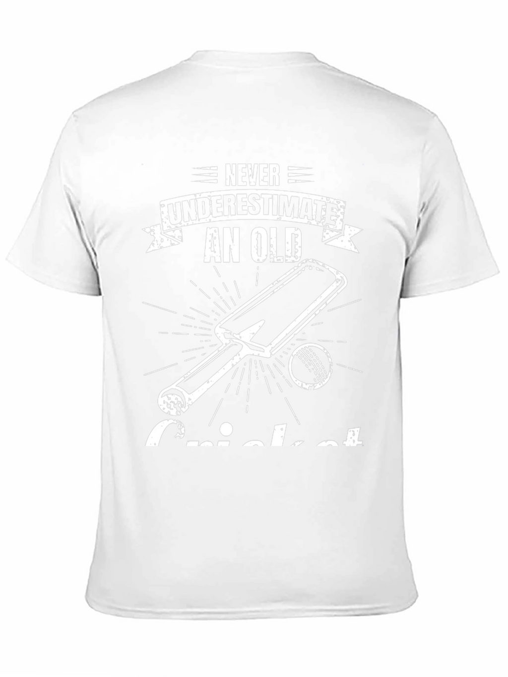 Never Underestimate Old Cricket T-Shirt
