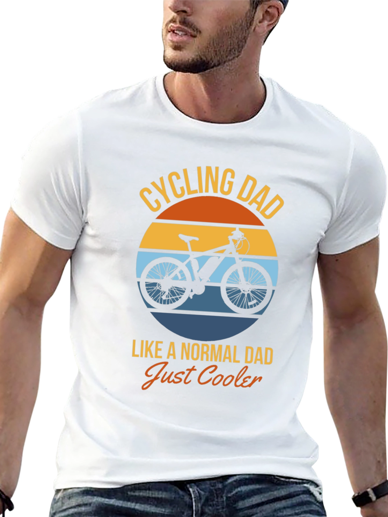 Cycling Dad T-Shirt - Cool Fathers Day Gift