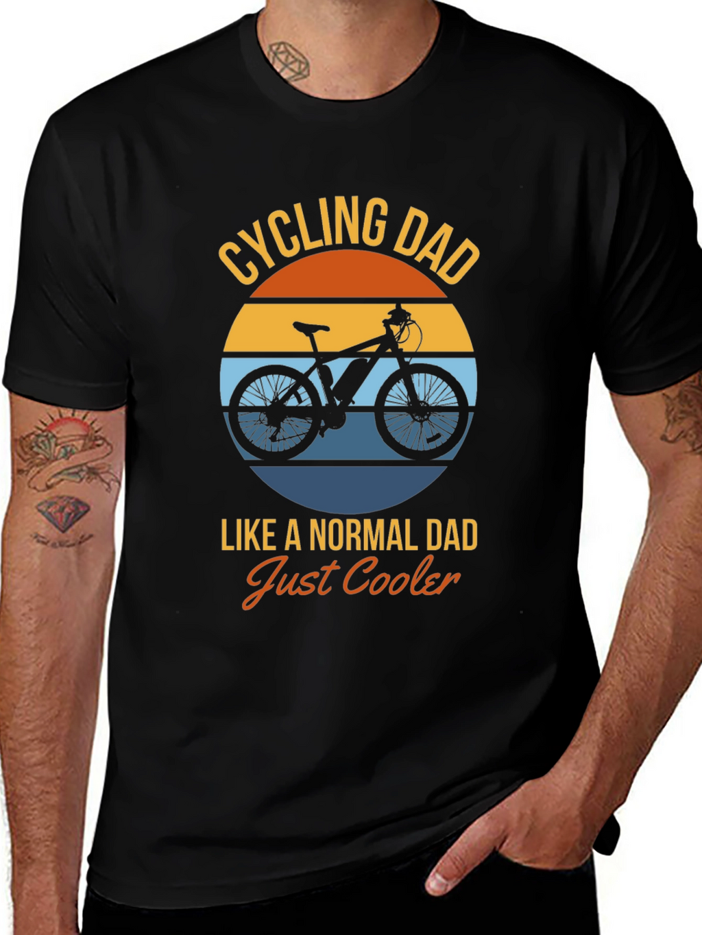 Cycling Dad T-Shirt - Cool Fathers Day Gift