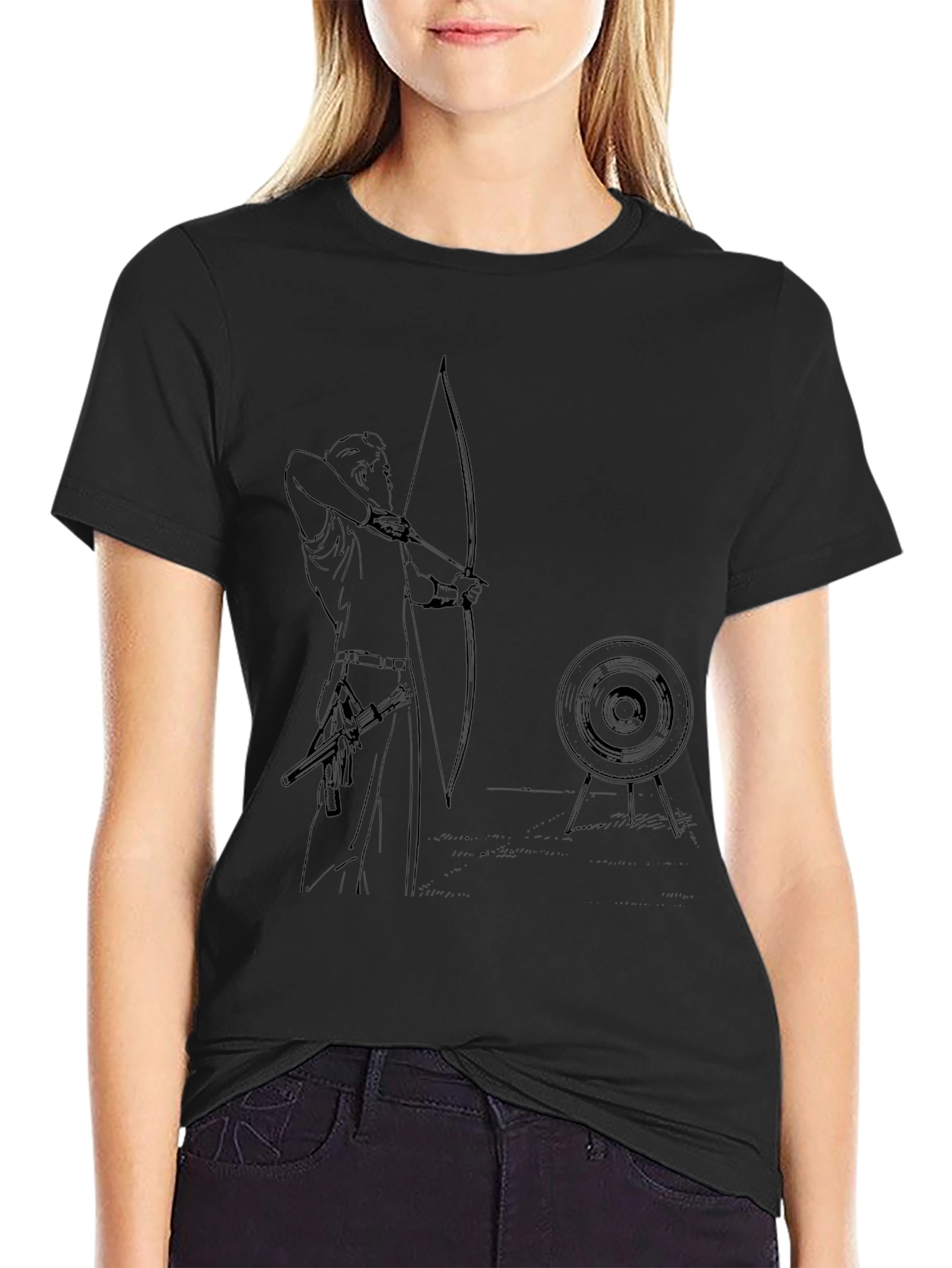 Archer T-Shirt - Bow and Arrow Target Practice Tee