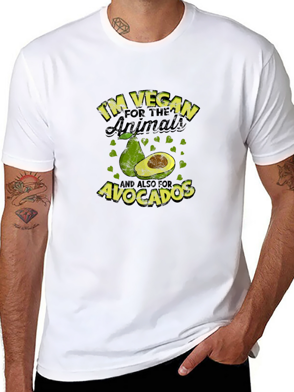 Vegan Avocado Graphic Tee