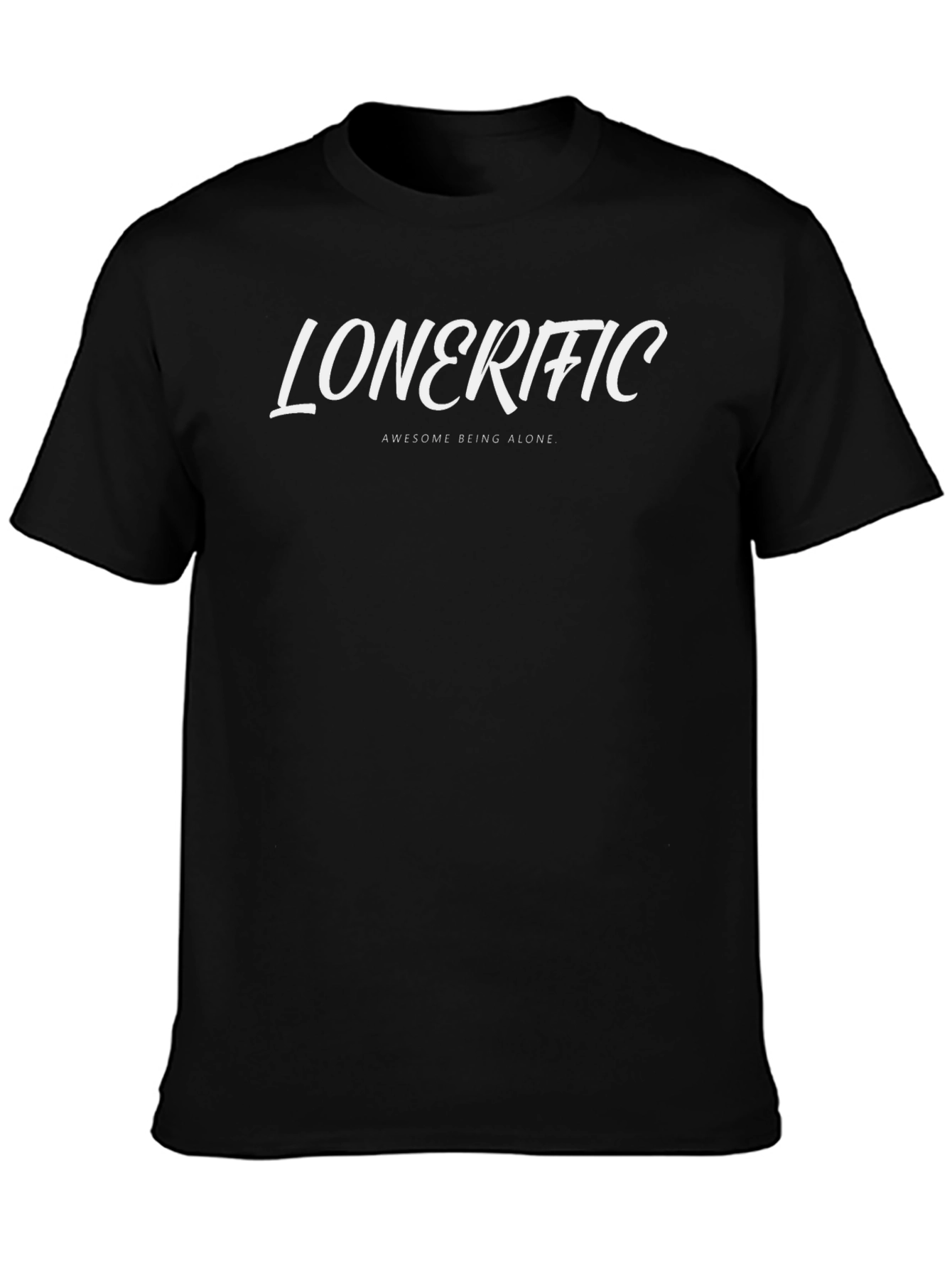 Lonerific Graphic T-Shirt - Awesome Being Alone