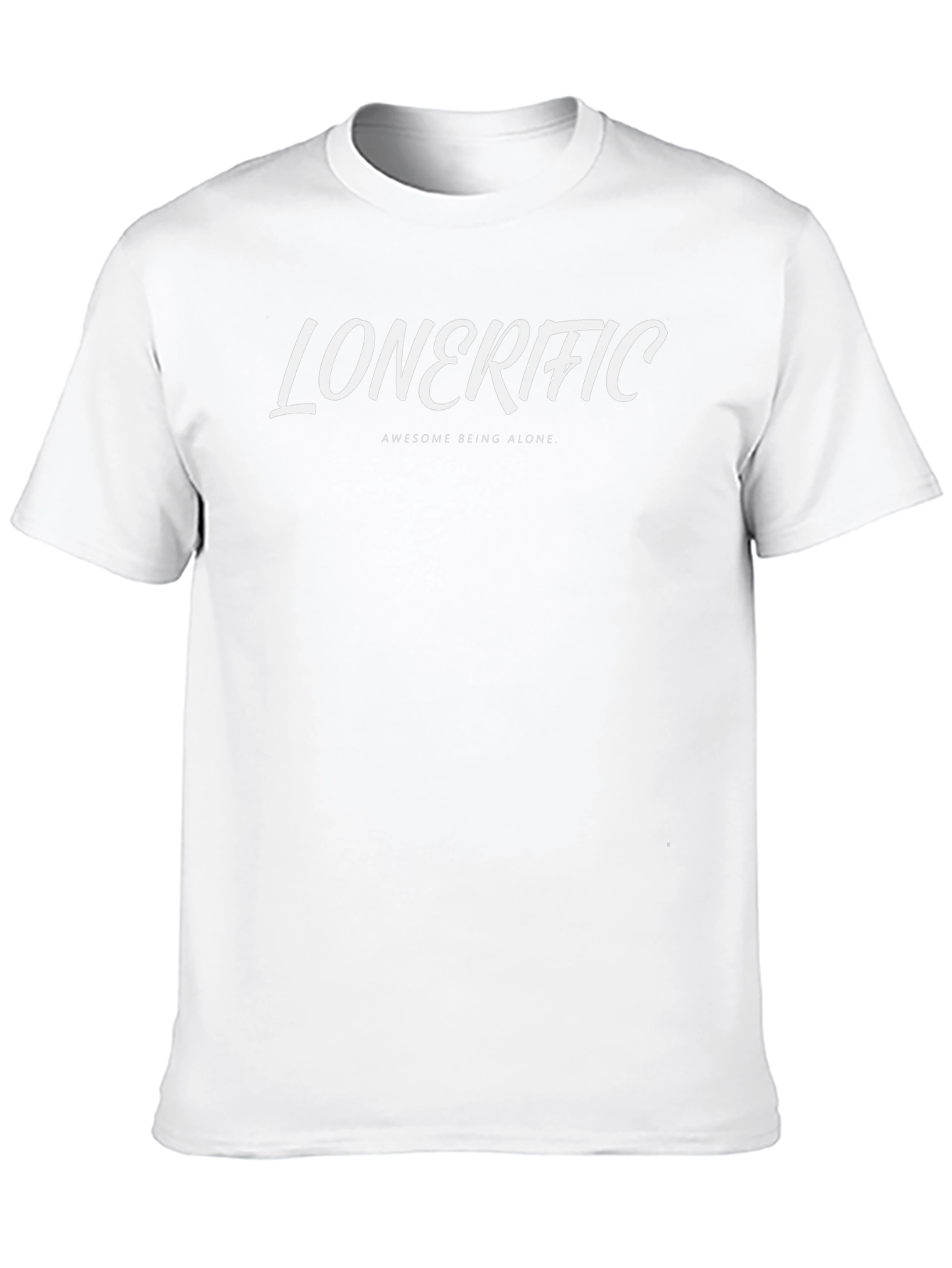 Lonerific Graphic T-Shirt - Awesome Being Alone