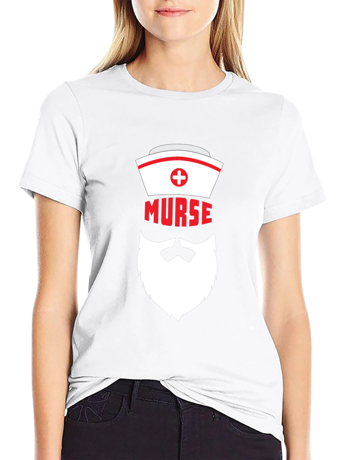 Murse T-Shirt - Bearded Nurse Humor Tee