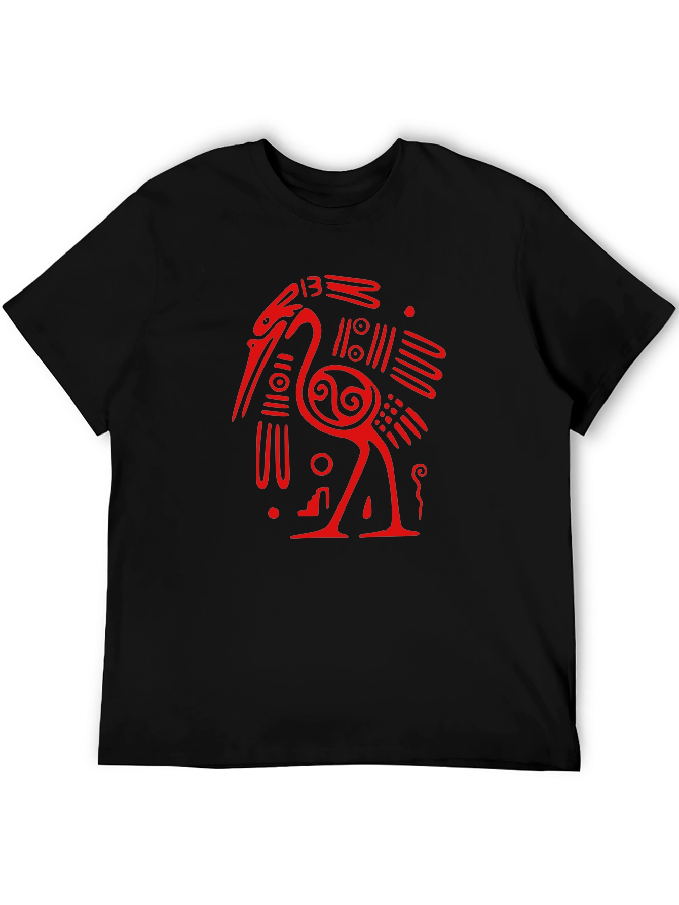 Tribal Heron Graphic Tee
