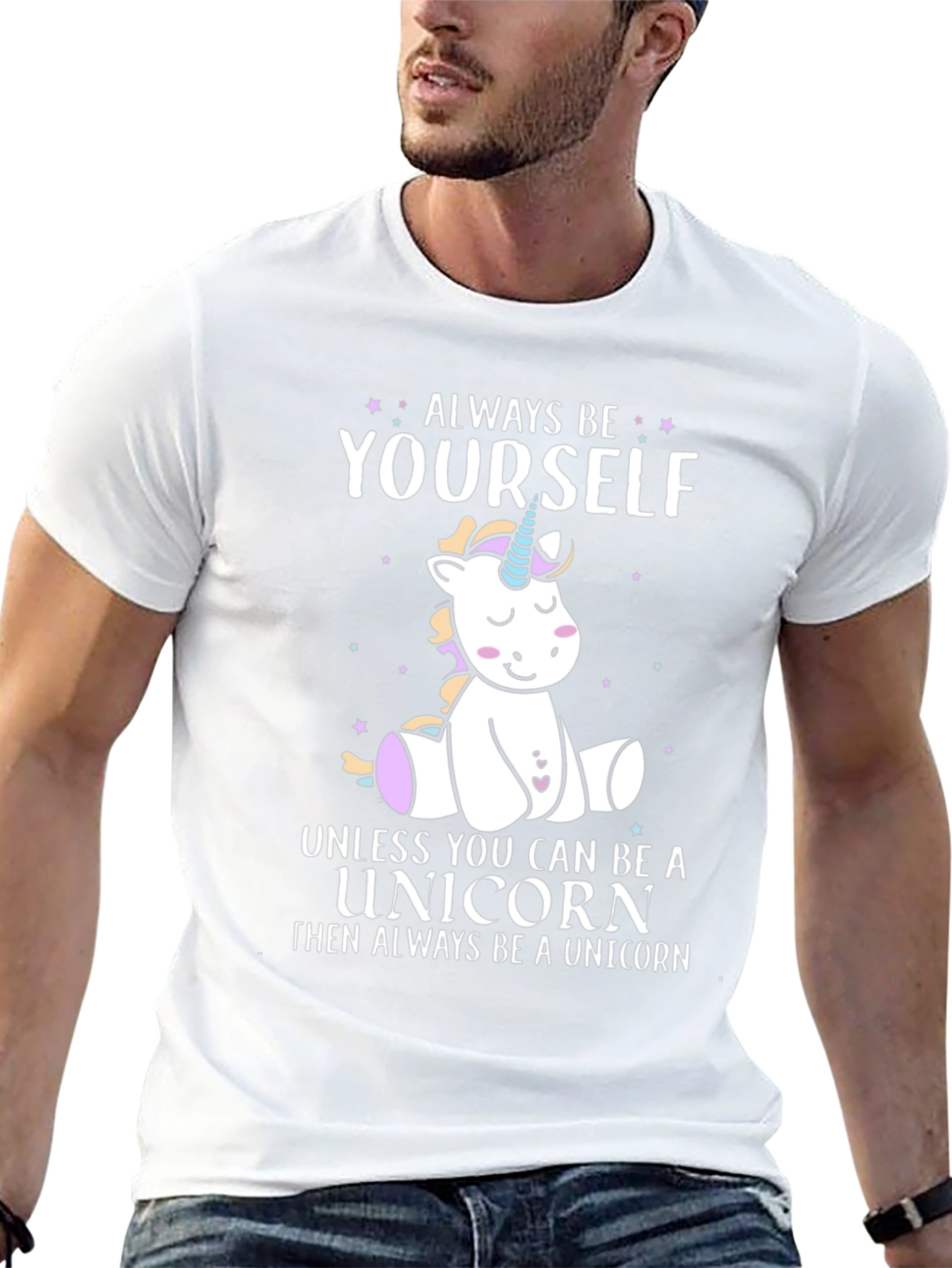 Always Be Yourself Unicorn Graphic T-Shirt