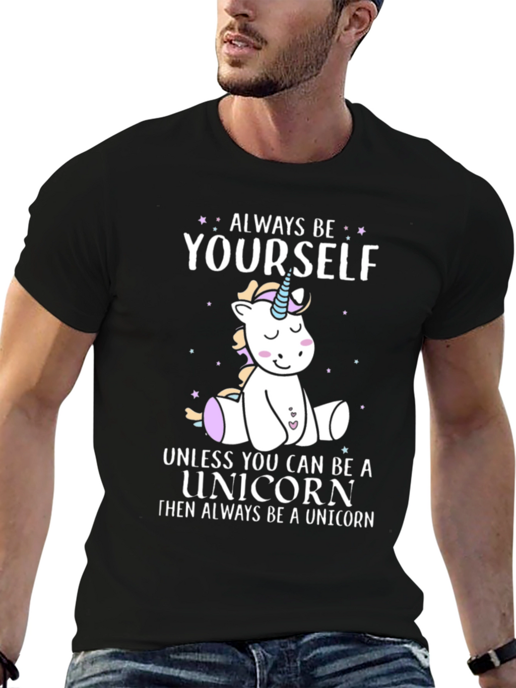 Always Be Yourself Unicorn Graphic T-Shirt