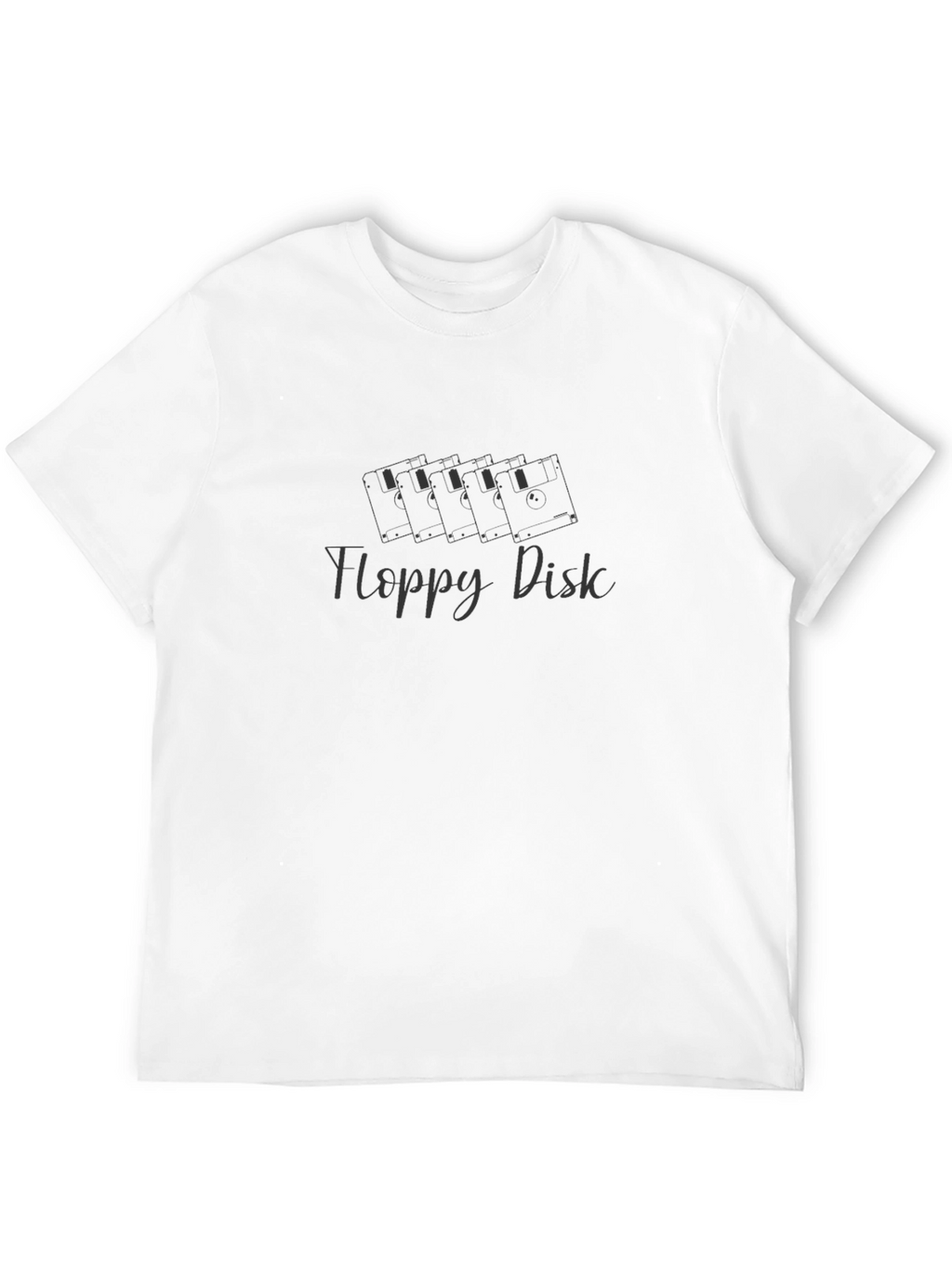 Floppy Disk Graphic T-Shirt - Retro Tech Tee