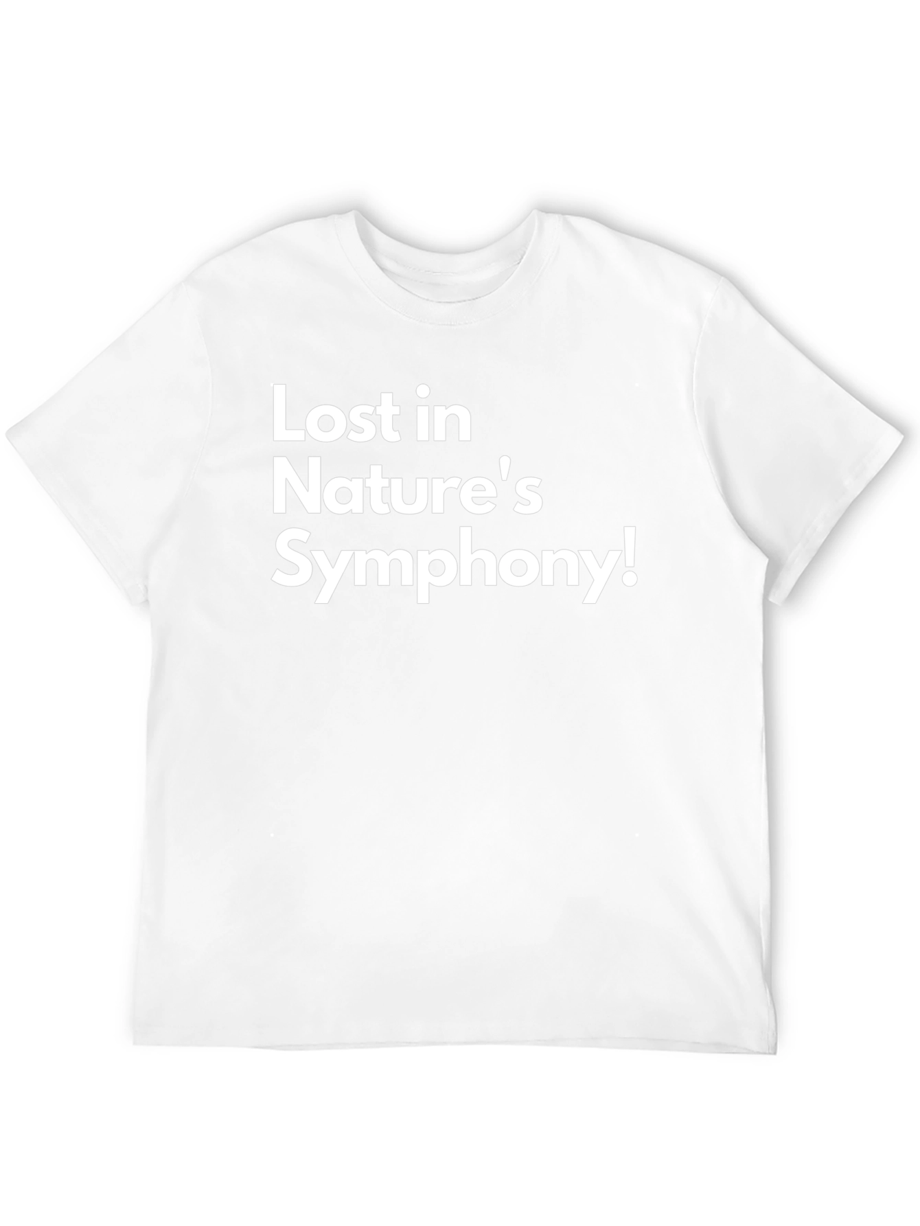 Lost in Natures Symphony Black T-Shirt
