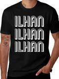 ILHAN Bold Graphic Print T-Shirt