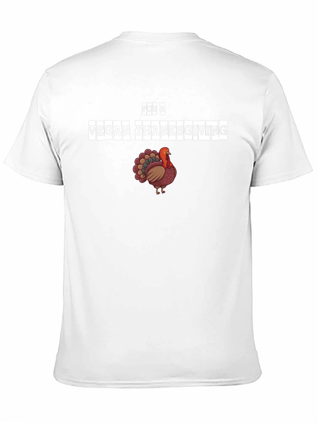 Vegan Thanksgiving T-Shirt - Turkey Graphic Tee
