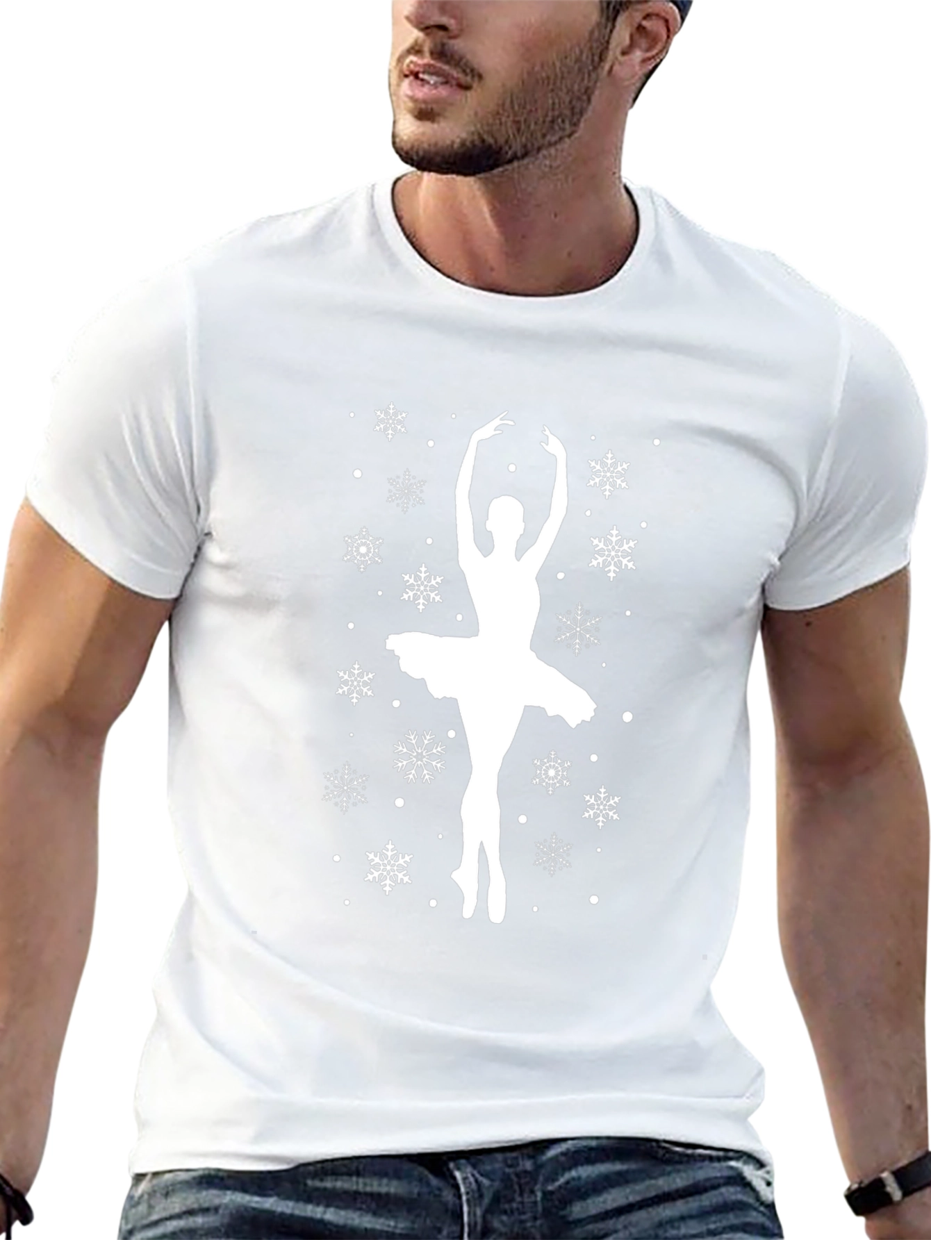Ballerina Snowflake Graphic Tee
