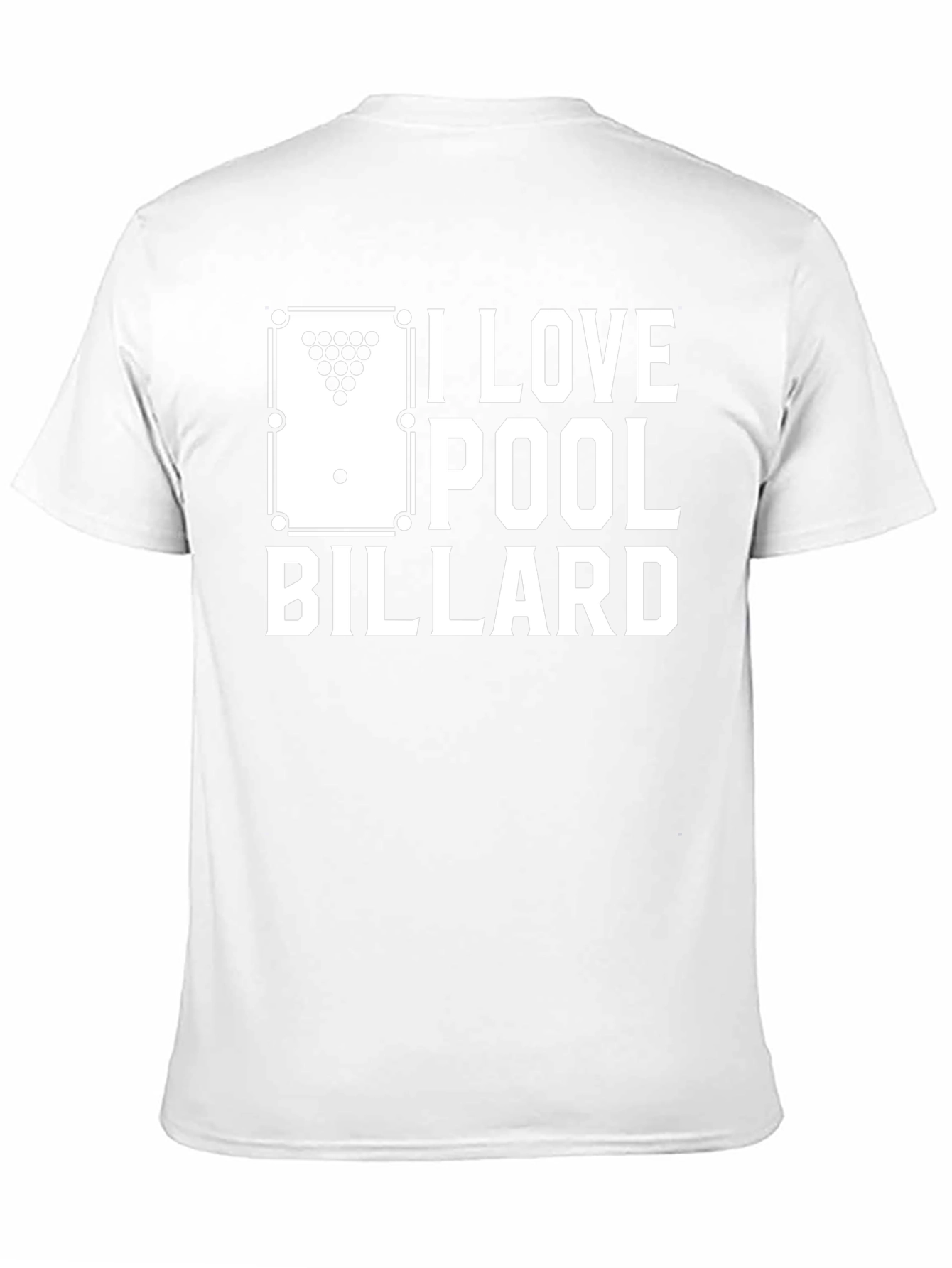 I Love Pool Billard Graphic T-Shirt