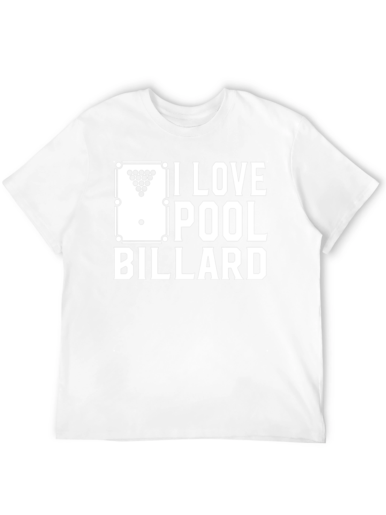 I Love Pool Billard Graphic T-Shirt