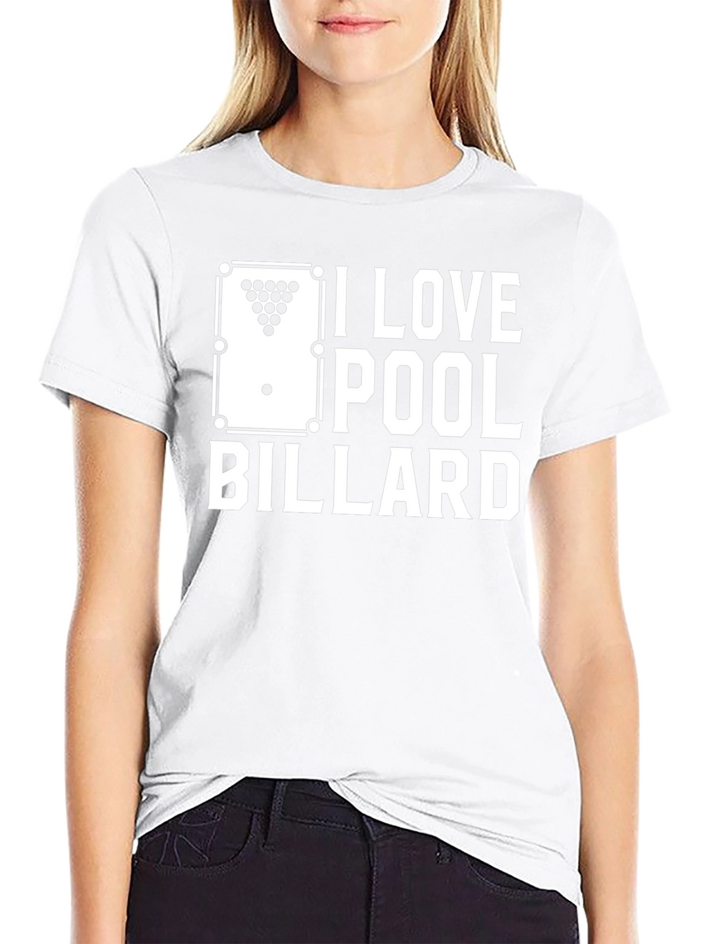 I Love Pool Billard Graphic T-Shirt