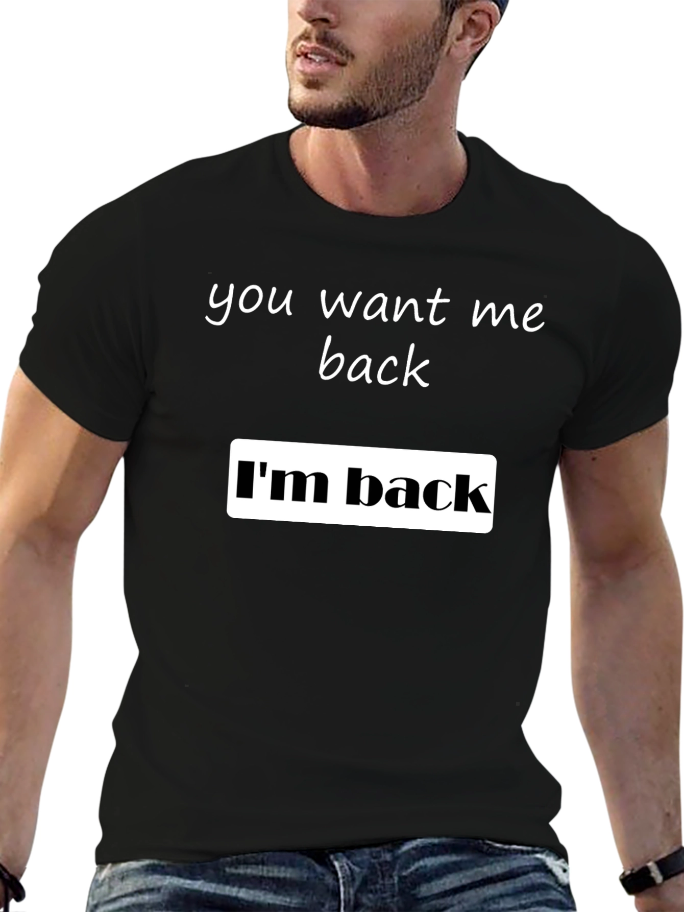 Im Back Graphic Tee - Soft Cotton Blend