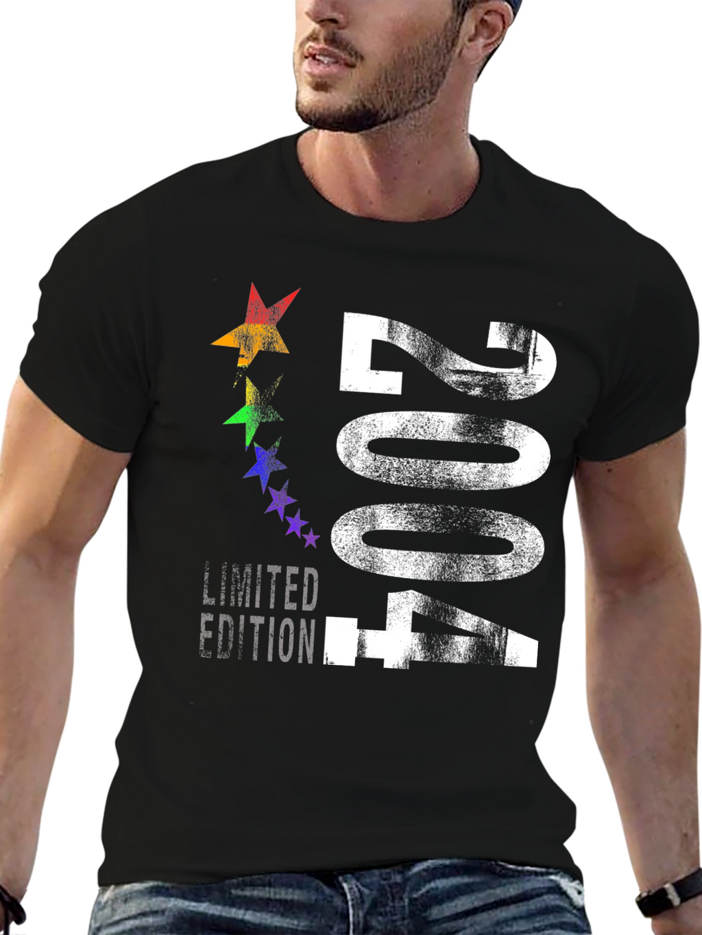 2004 Limited Edition Rainbow Star T-Shirt