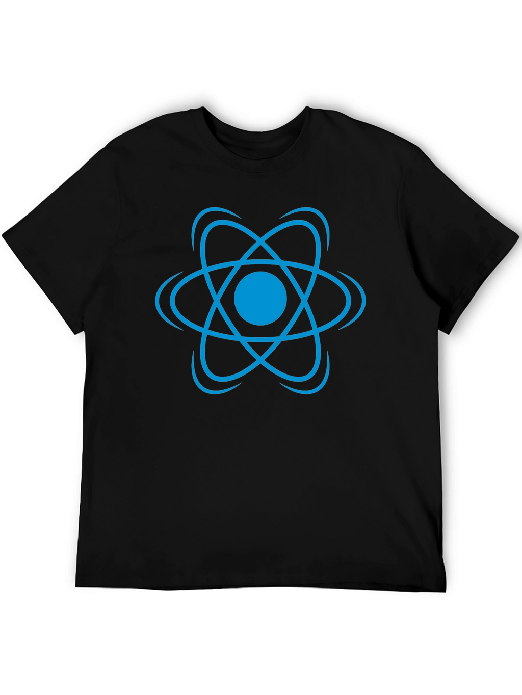 React Atom T-Shirt - Black Graphic Tee