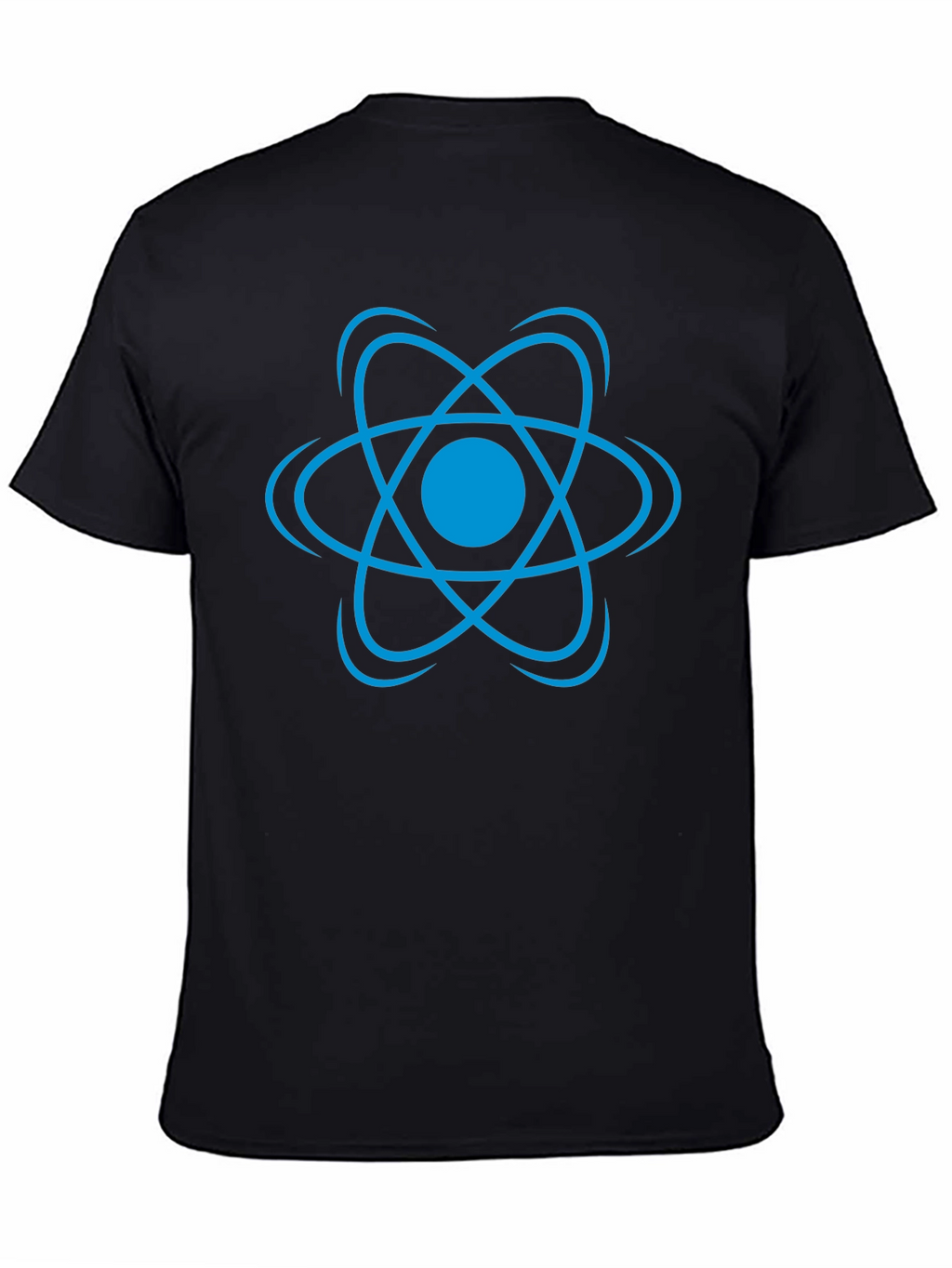 React Atom T-Shirt - Black Graphic Tee