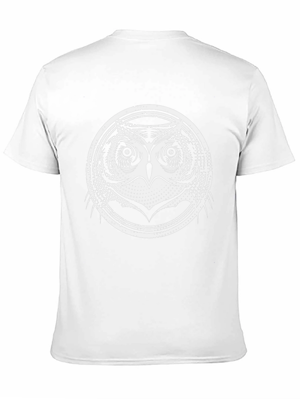 Cool Owl Graphic Print Black T-Shirt