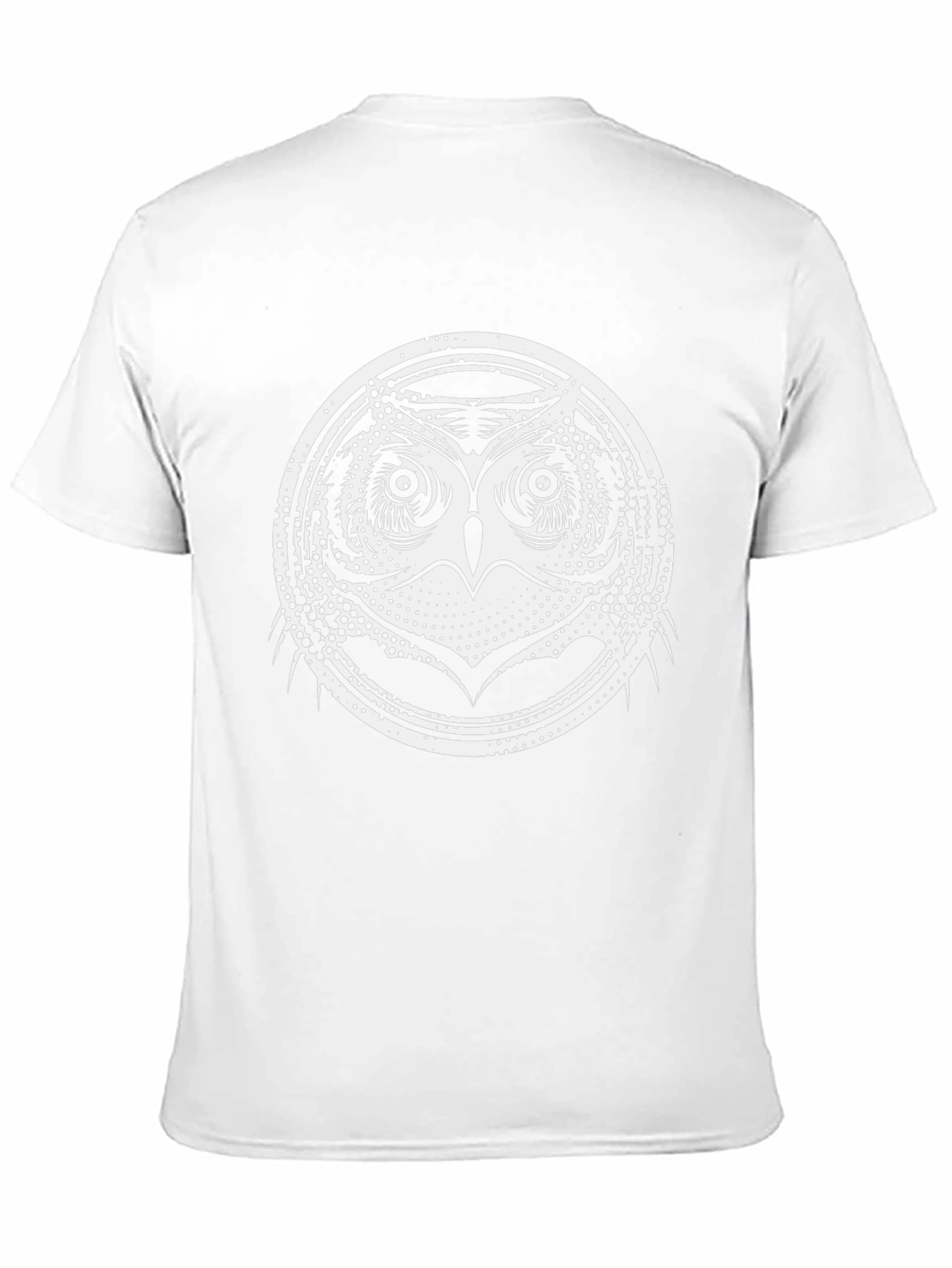 Cool Owl Graphic Print Black T-Shirt