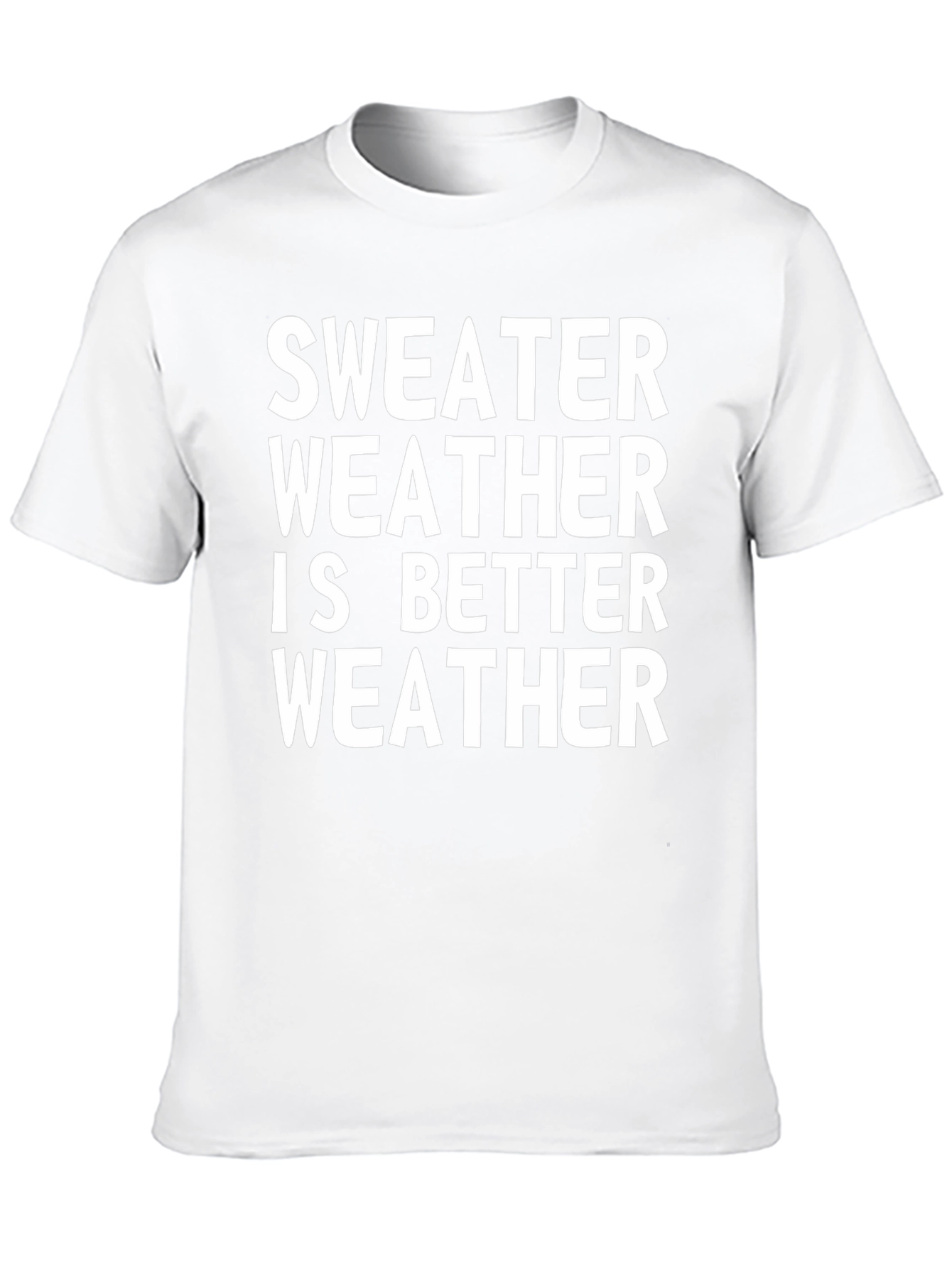Sweater Weather Tee - Soft Cotton Blend