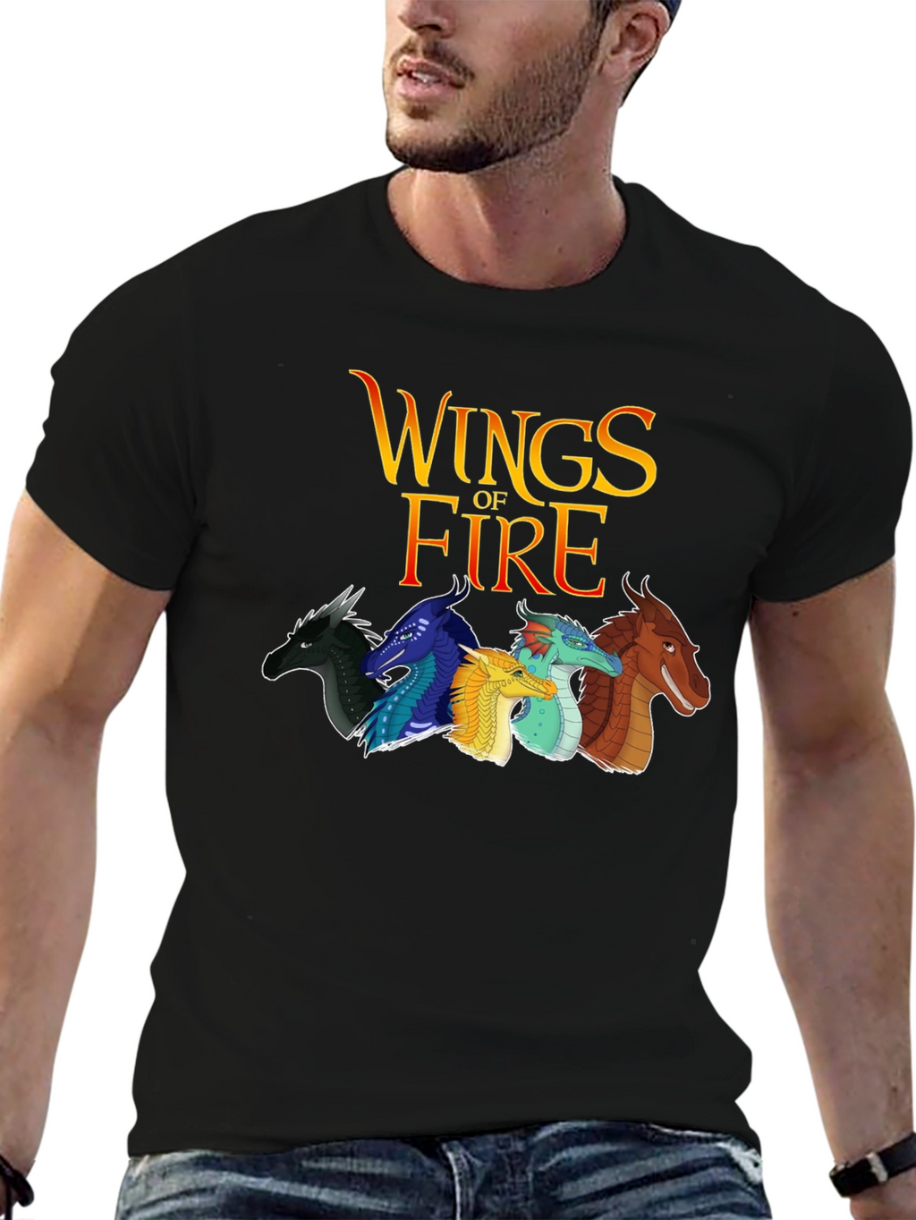 Wings of Fire T-Shirt Dragon Design
