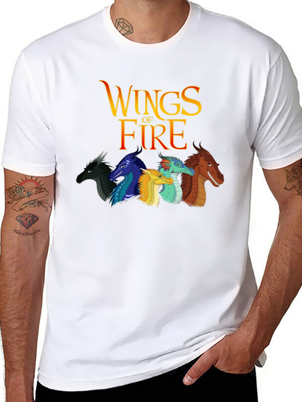 Wings of Fire T-Shirt Dragon Design